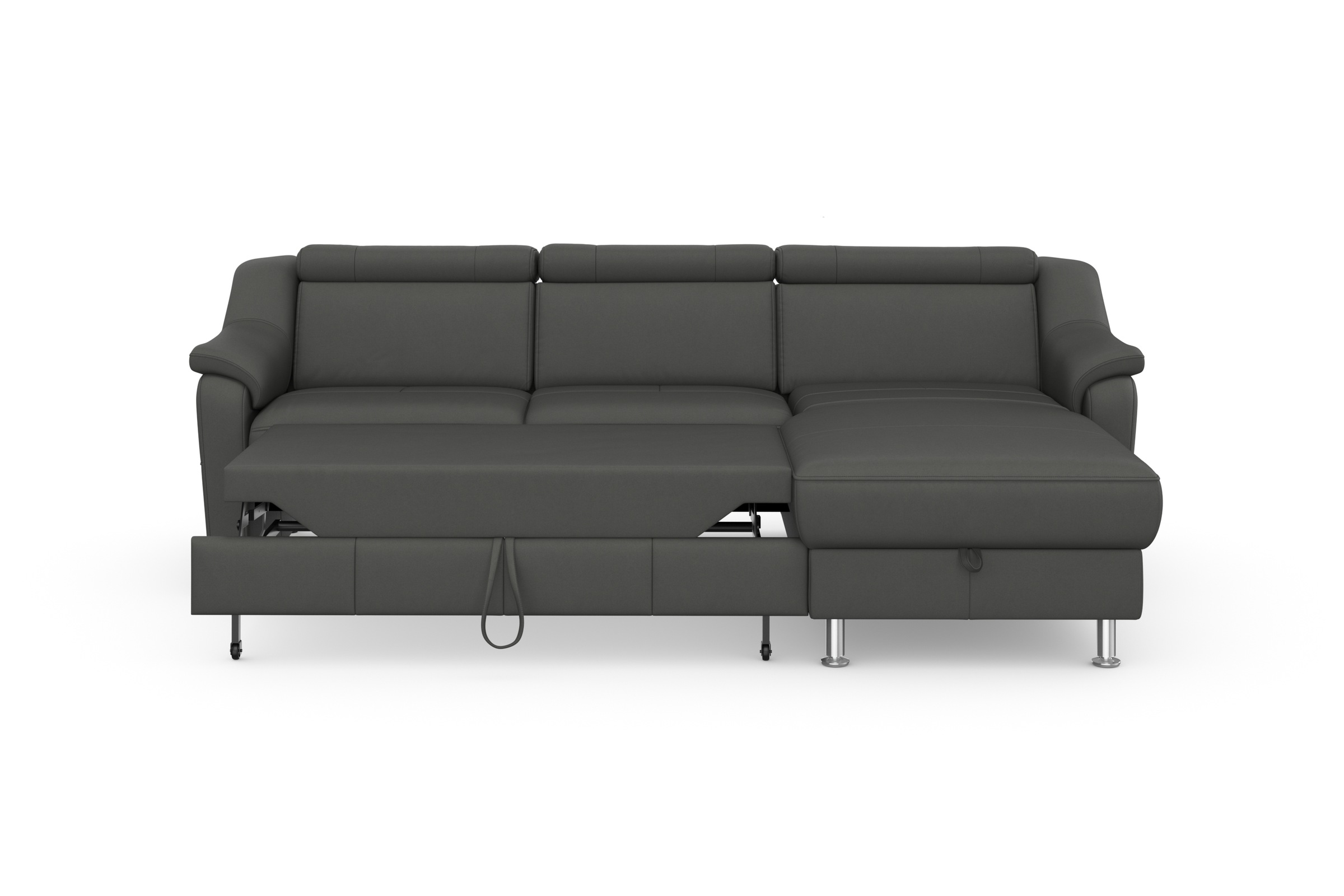sit&more Ecksofa »Freetown L-Form«, inklusive Kopfteilverstellung und komfortablem Federkern