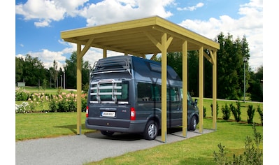 Skanholz Einzelcarport »Friesland«, Holz, 355 cm, grün, für Caravan kaufen