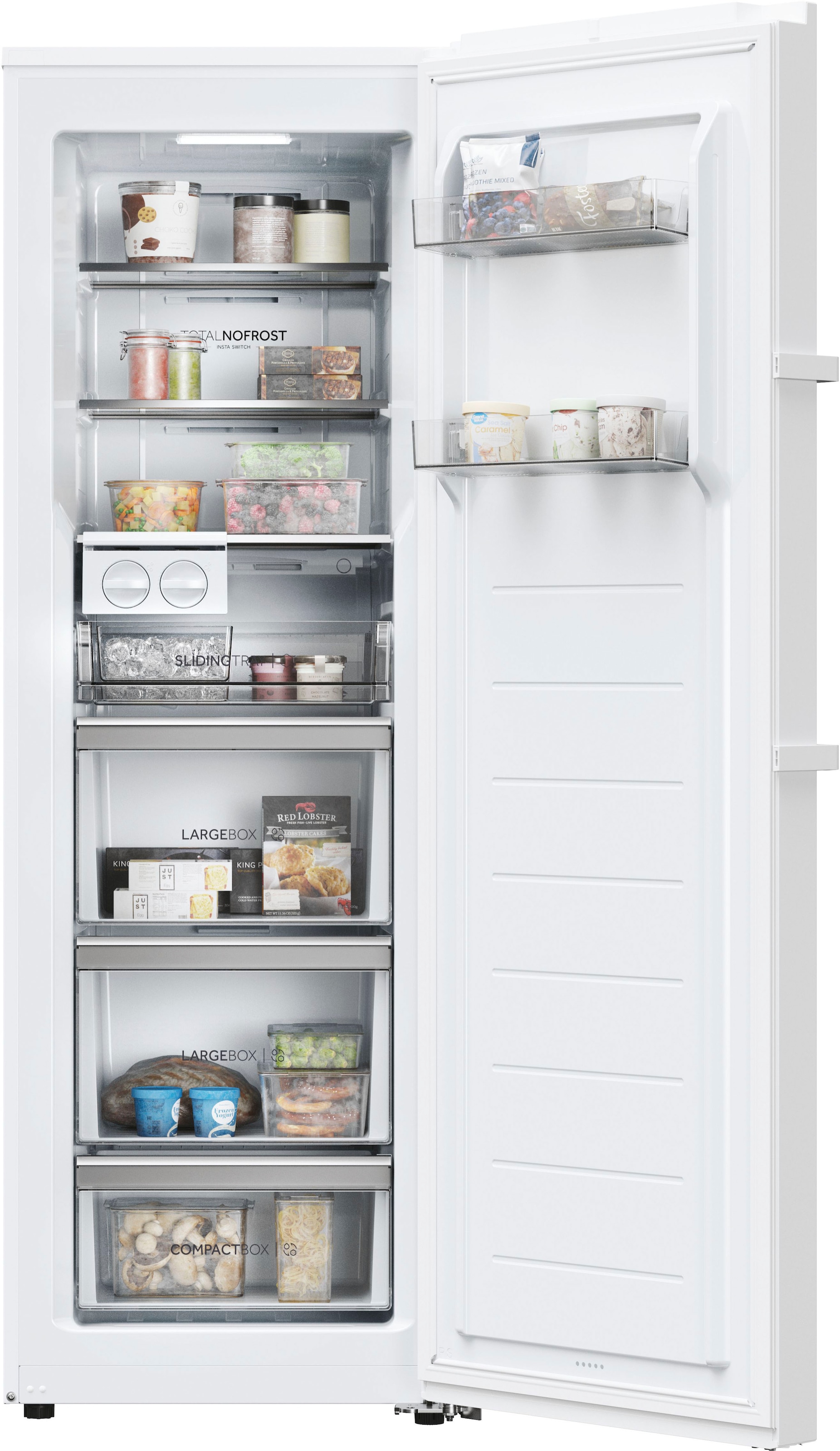 Haier Gefrierschrank »H4F272WDH1«, 177,5 cm hoch, 60 cm breit, 178 cm hoch, 60 cm breit, no Frost, Twist Ice Maker