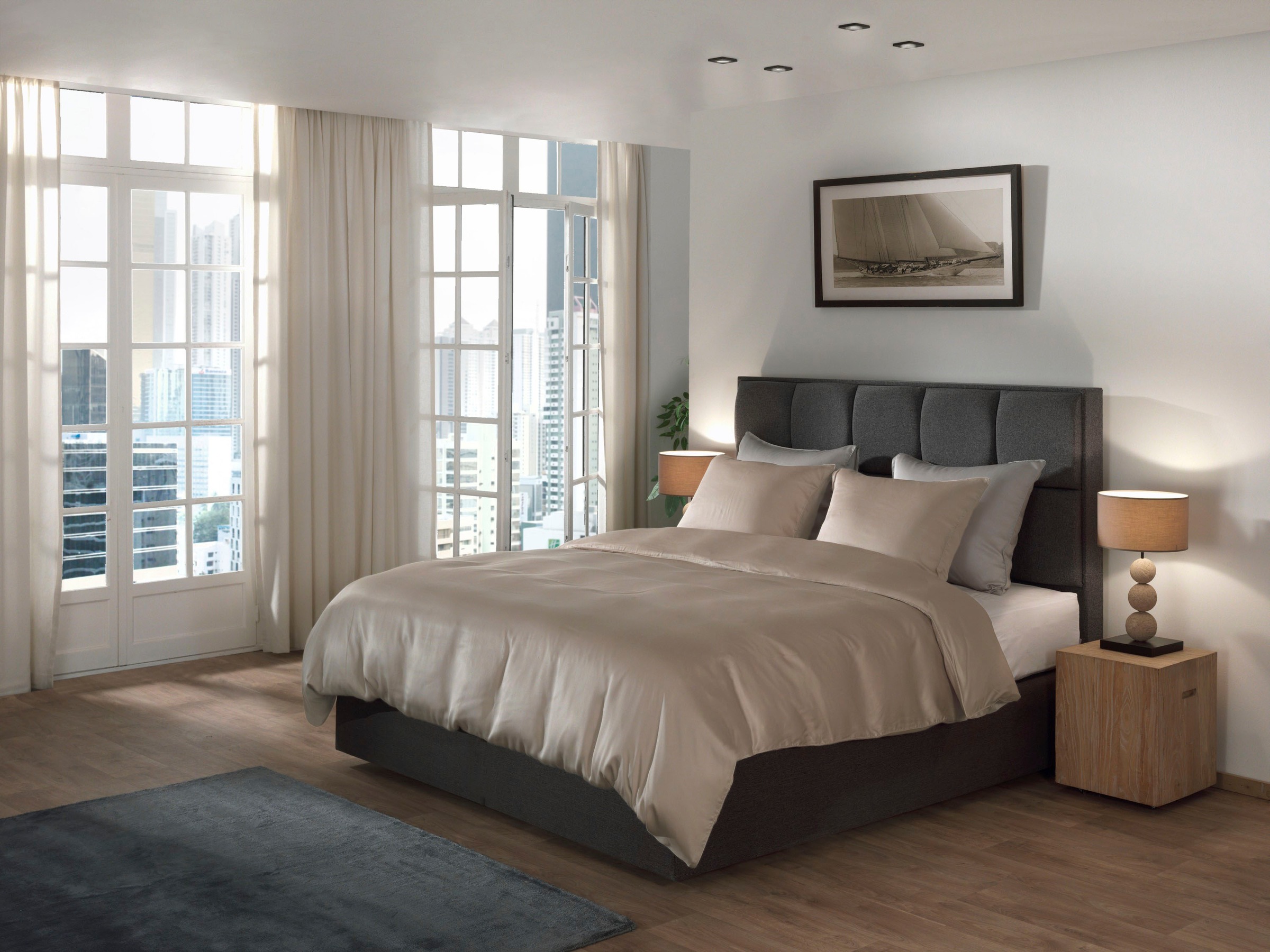 YELLOW Bettwäsche »Suite-New-York« 2 Stk. tlg. Bettwäsche aus 100% hochwert günstig online kaufen