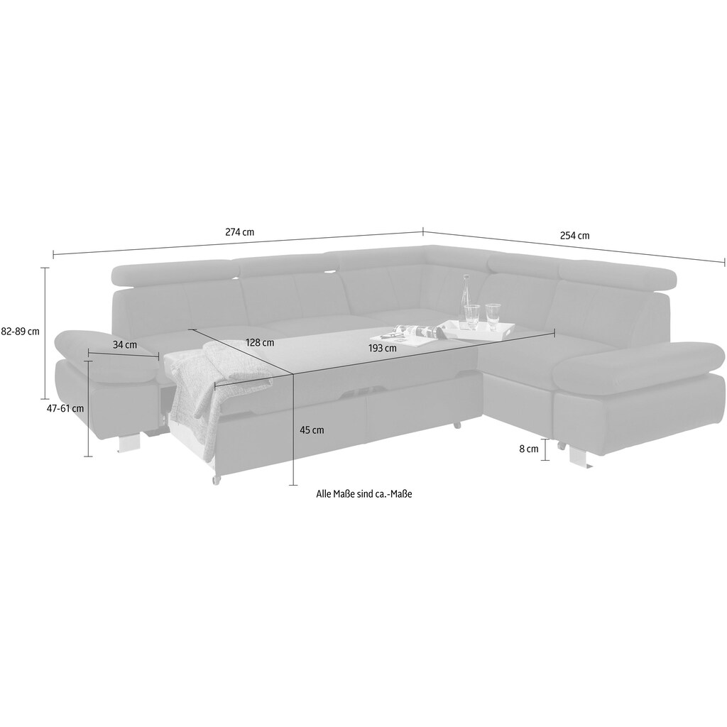 exxpo - sofa fashion Ecksofa »Happy«