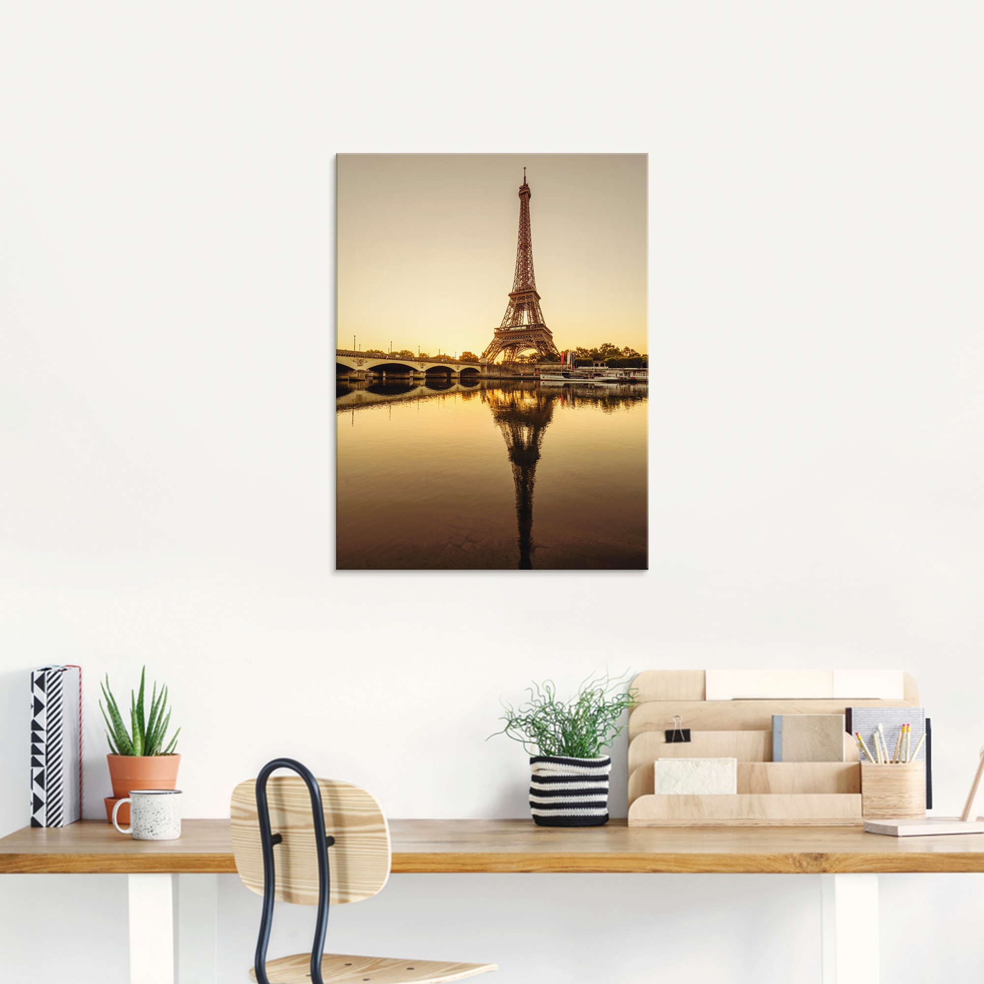 Artland Glasbild »Paris Eiffelturm V« Gebäude 1 Stk. tlg. in verschiedenen Größen