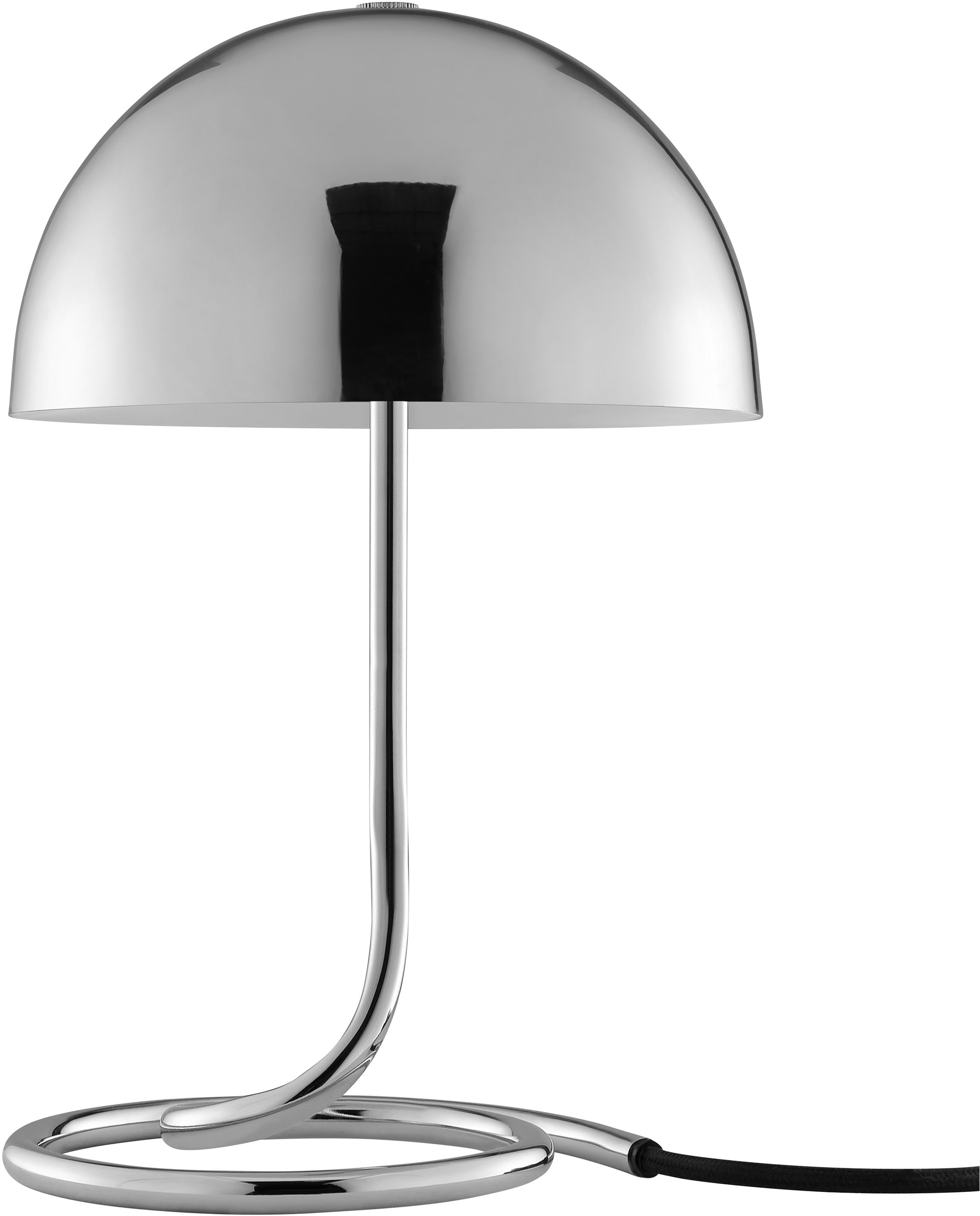 OTTO home Tischleuchte »Charlett«, Leuchtmittel G9 | ohne Leuchtmittel, Ø 20 cm, Höhe 31 cm, Metall, mit Spiralfuß