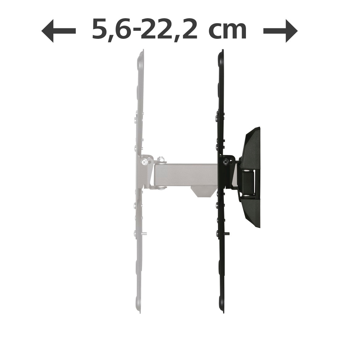 Hama TV-Wandhalterung »Wandhalterung (neigbar, schwenkbar, 32"- 65", VESA 400x400)«, bis 165 cm Zoll, bis 20 kg