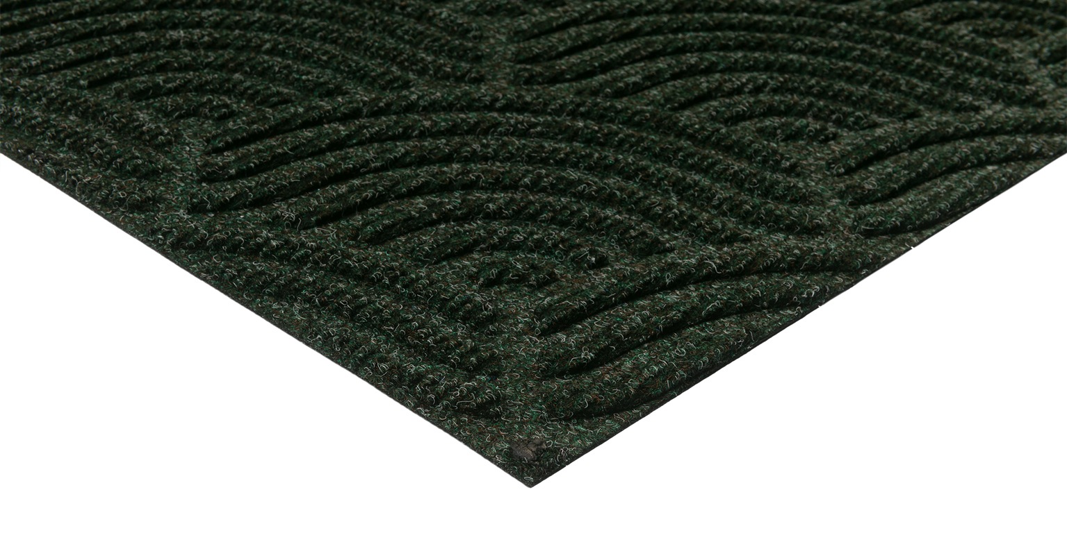wash+dry by Kleen-Tex Fußmatte »Waves midnight green«, rechteckig, 8 mm Höhe