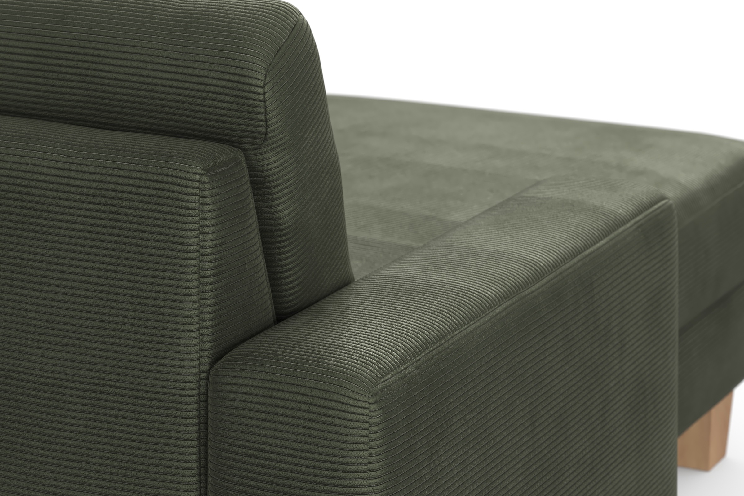 Home affaire Wohnlandschaft »Summer U-Form«, mit oder ohne Bettfunktion und Bettkasten, Cord-Bezug