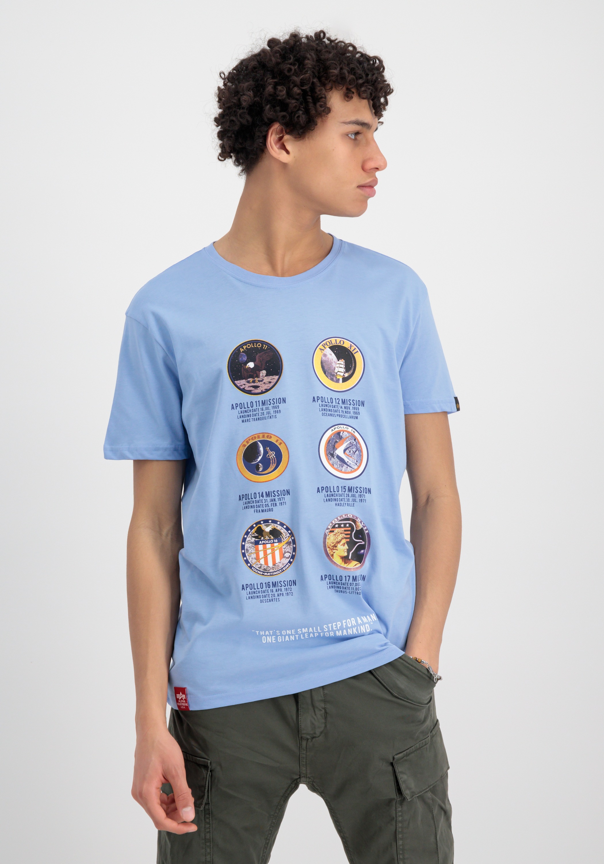 T- online Shirt« Mission Industries T-Shirts »Alpha Men bei Industries Apollo Alpha - T-Shirt