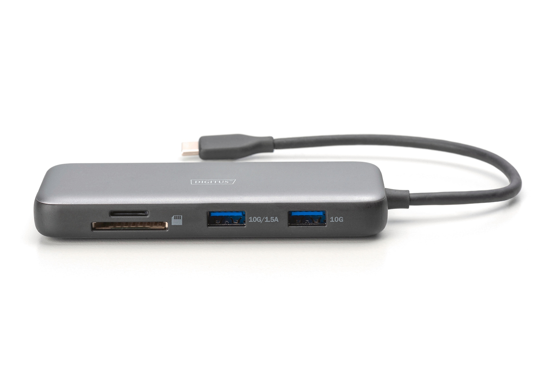 Digitus Laptop-Dockingstation »USB-C Docking Station, 8-Port, HDMI, USB, RJ45, SD«