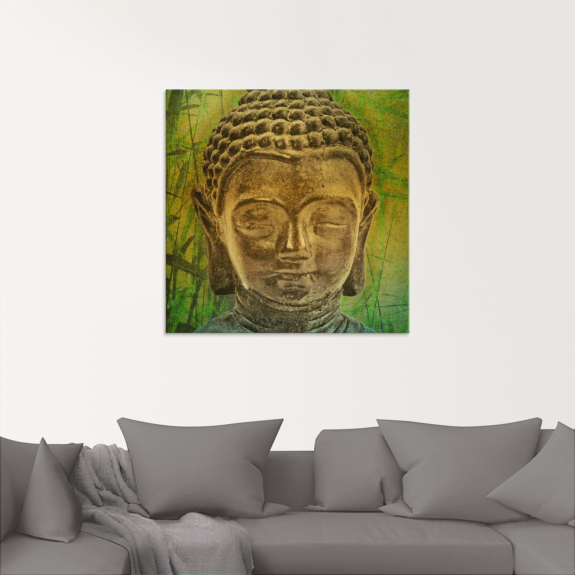 Artland Glasbild »Buddha II«, Religion, (1 St.), in verschiedenen Größen günstig online kaufen