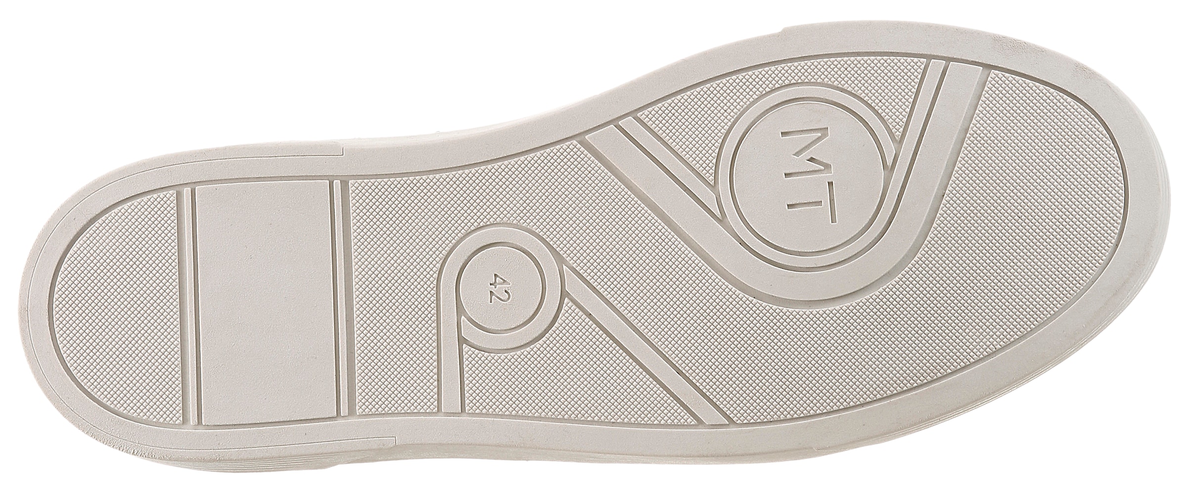 MARCO TOZZI Sneaker  , Freizeitschuh, Halbschuh, Schnürschuh mit Kontrastbesatz