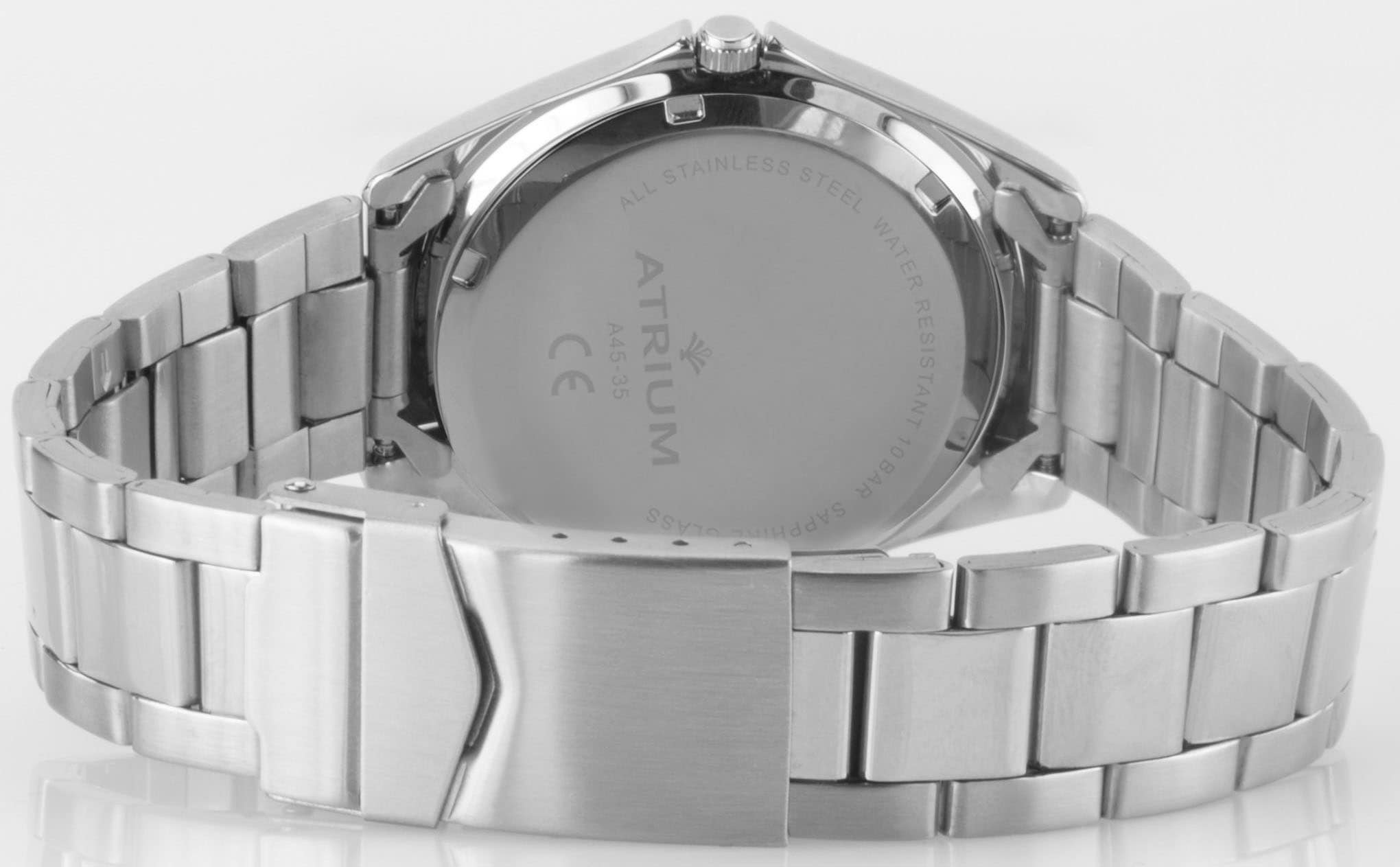 Atrium Quarzuhr »A45-35«, Armbanduhr, Herrenuhr, Datum, Saphirglas günstig online kaufen