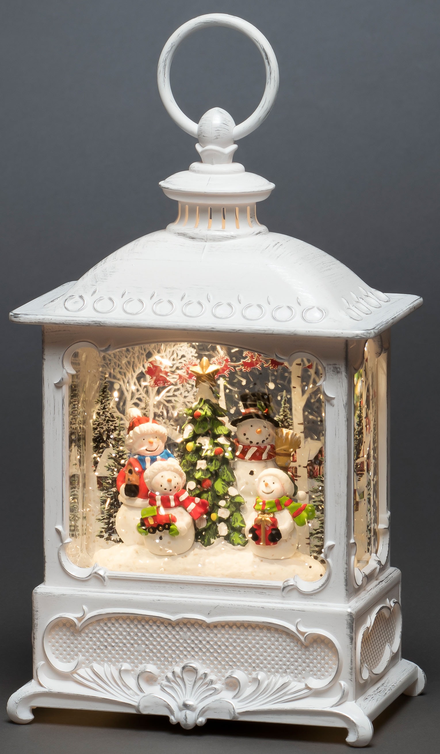 KONSTSMIDE LED Dekolicht »Weihnachtsdeko«, 1 flammig-flammig, Wasserlaterne  4 Schneemänner, für den Innenbereich auf Raten bestellen