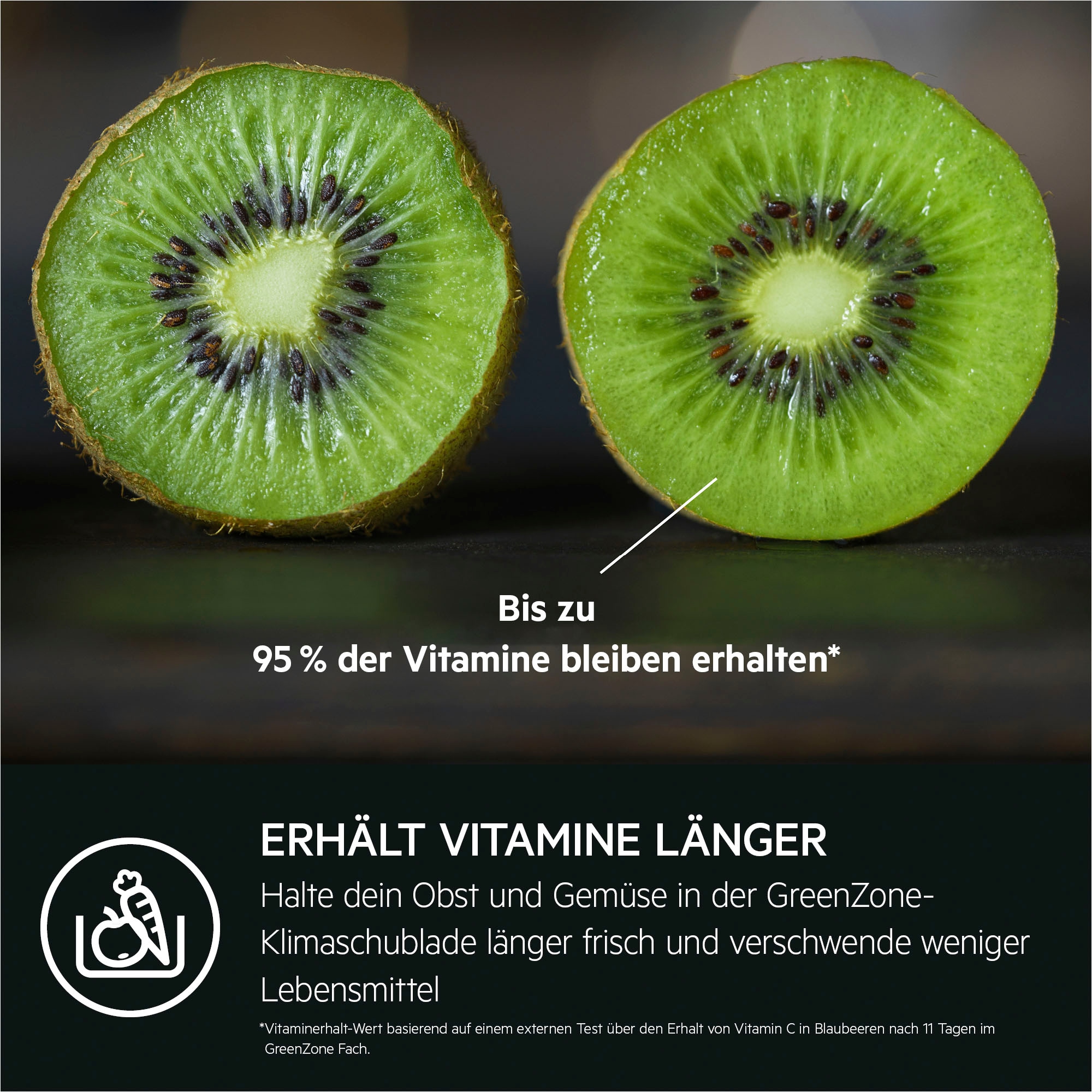 AEG Einbaukühlgefrierkombination Serie 7000 »TSC7M183EC«, 245 Liter, GreenZone-Vitamine bleiben erhalten, NoFrost, Festtür