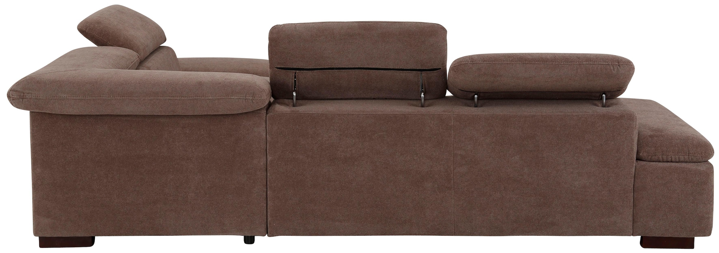 Home affaire Ecksofa »Alberto L-Form«, mit Kopfteilverstellung, wahlweise mit Bettfunktion