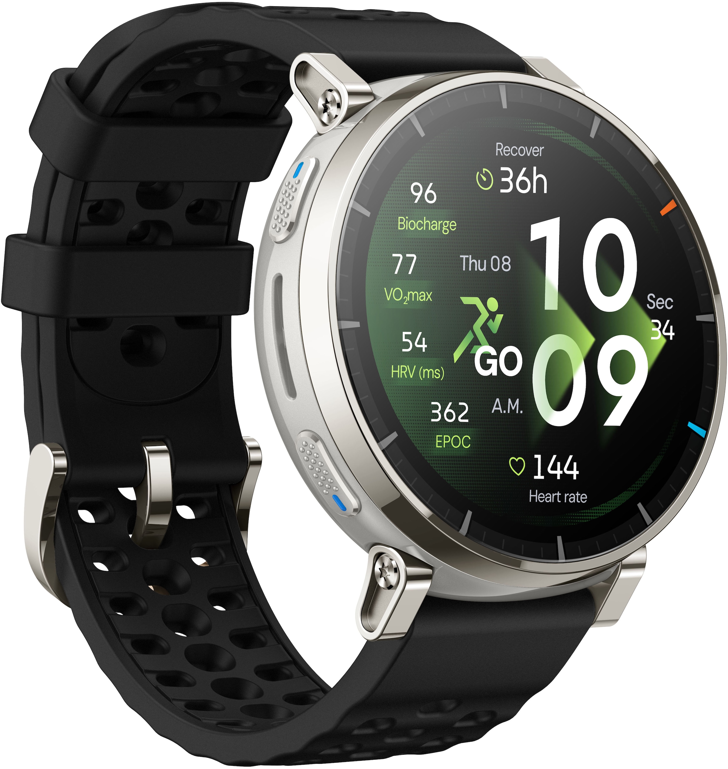 Amazfit Smartwatch »SET: Smart Scale Personenwaage + Active 3 Premium« Amazfit OS