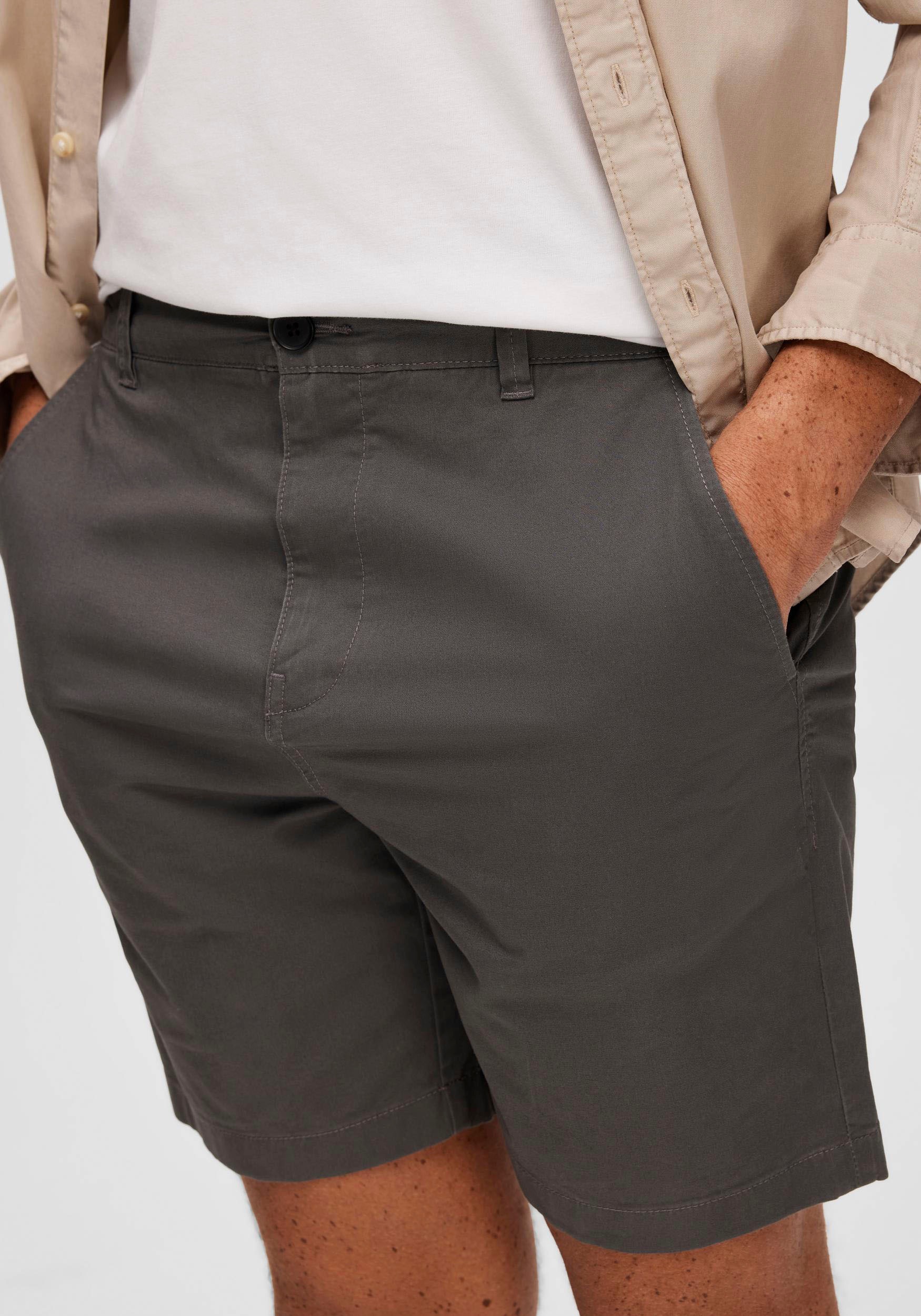 3. Bild von SELECTED HOMME Chinoshorts »SLHCOMFORT-HOMME FLEX SHORTS W NOOS«, unifarben