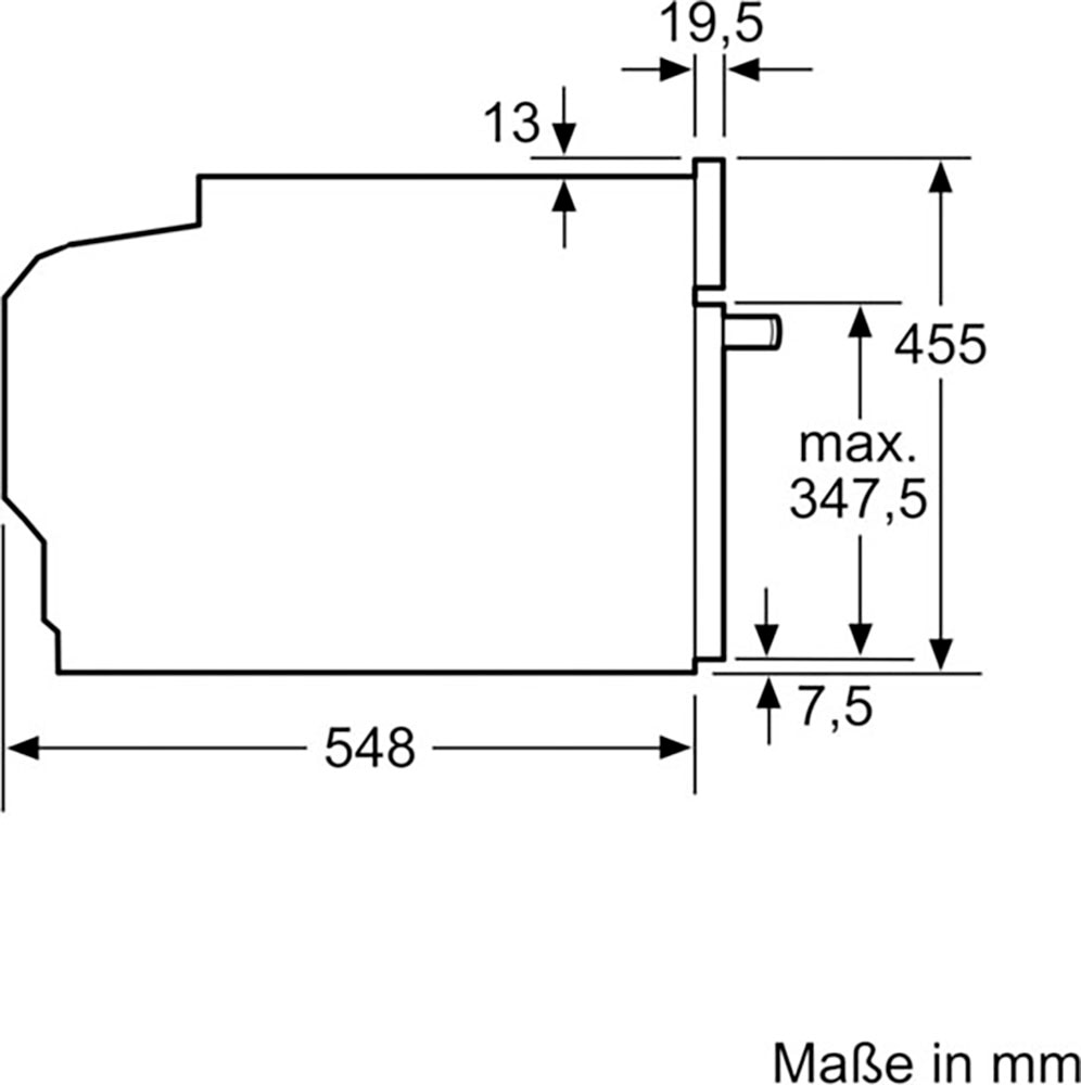 SIEMENS Pyrolyse Backofen iQ700 »CB774G1B1«, mit Teleskopauszug nachrüstbar