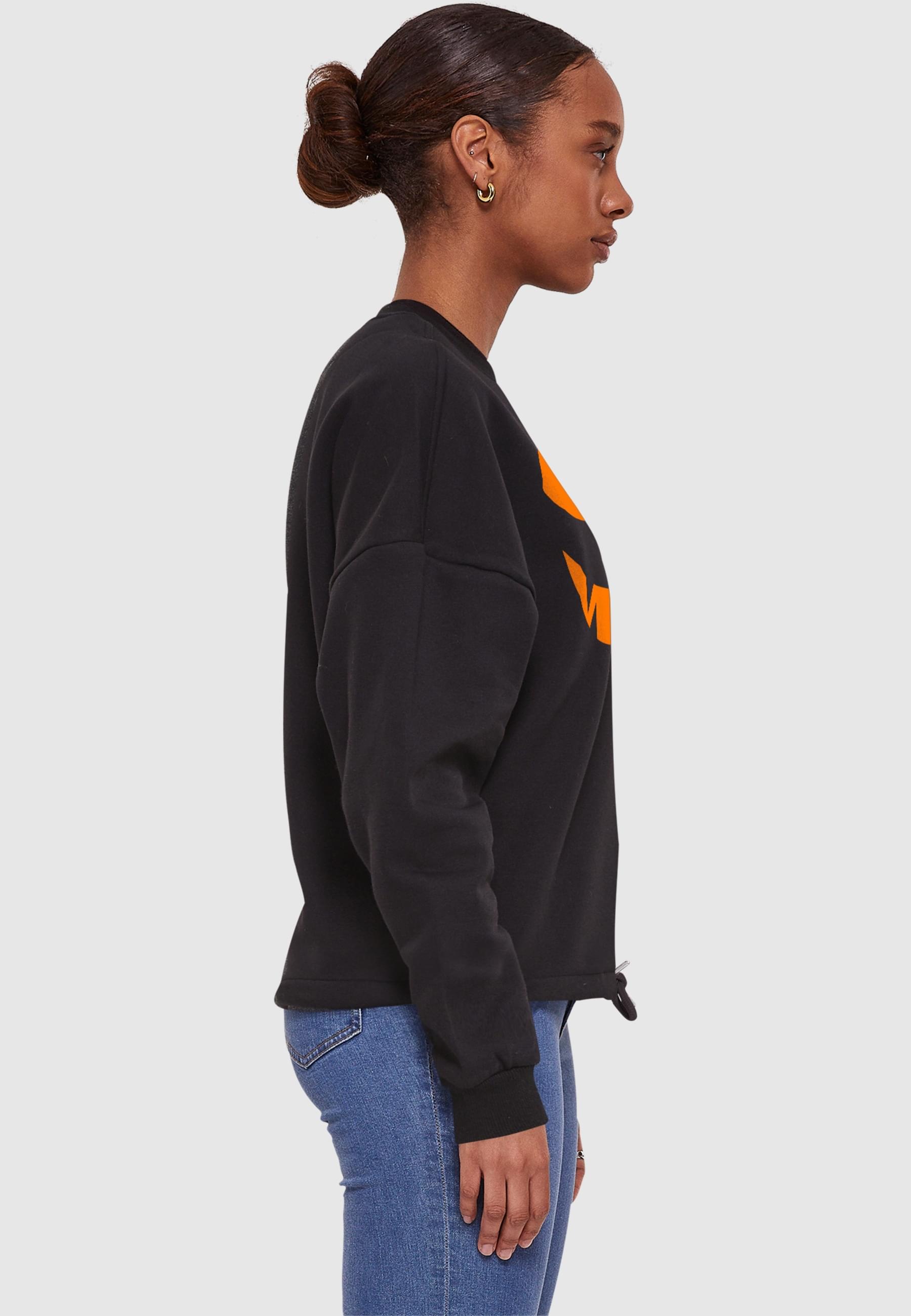 ABSOLUTE CULT Sweater »ABSOLUTE CULT Ladies Halloween - Pumpkin Face Oversize Crewneck«
