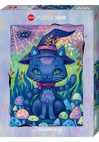 Puzzle »Witch Cat«, Made in Germany