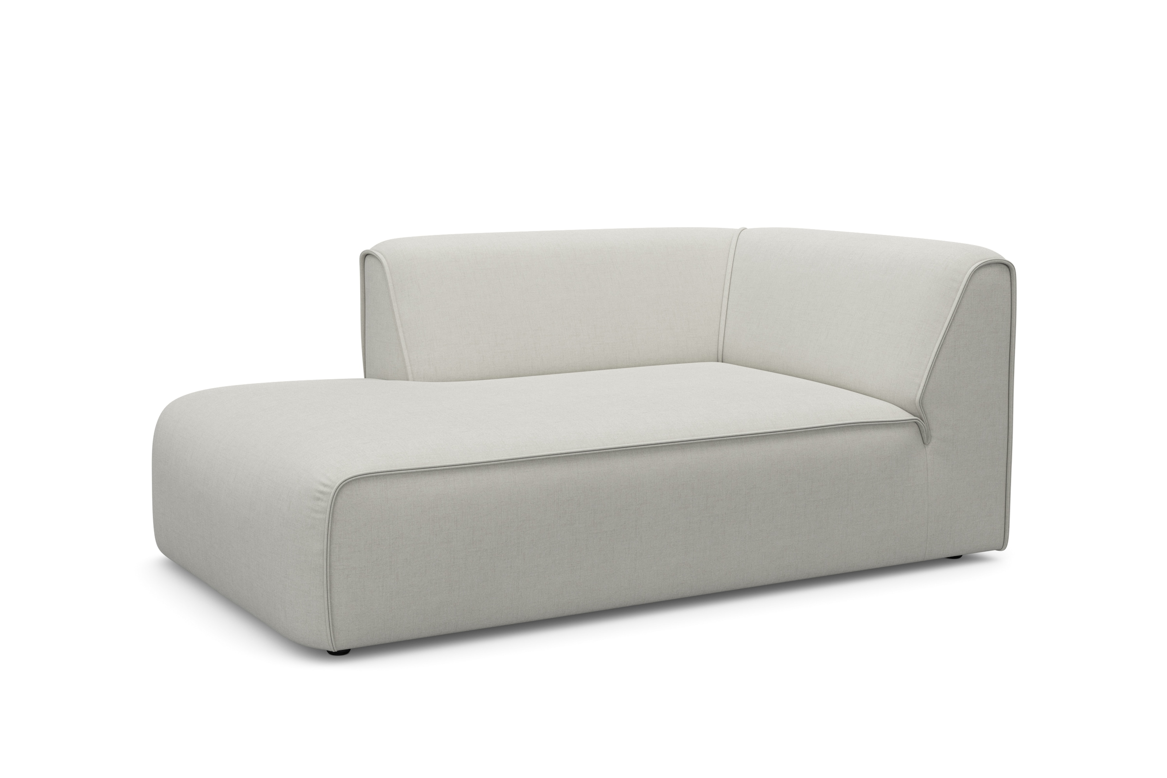 RAUM.ID Ottomane »Merid Chaiselongue, Maße B/T/H: 100/162/70 cm«, als Modul oder separat verwendbar, für individuelle Zusammenstellung