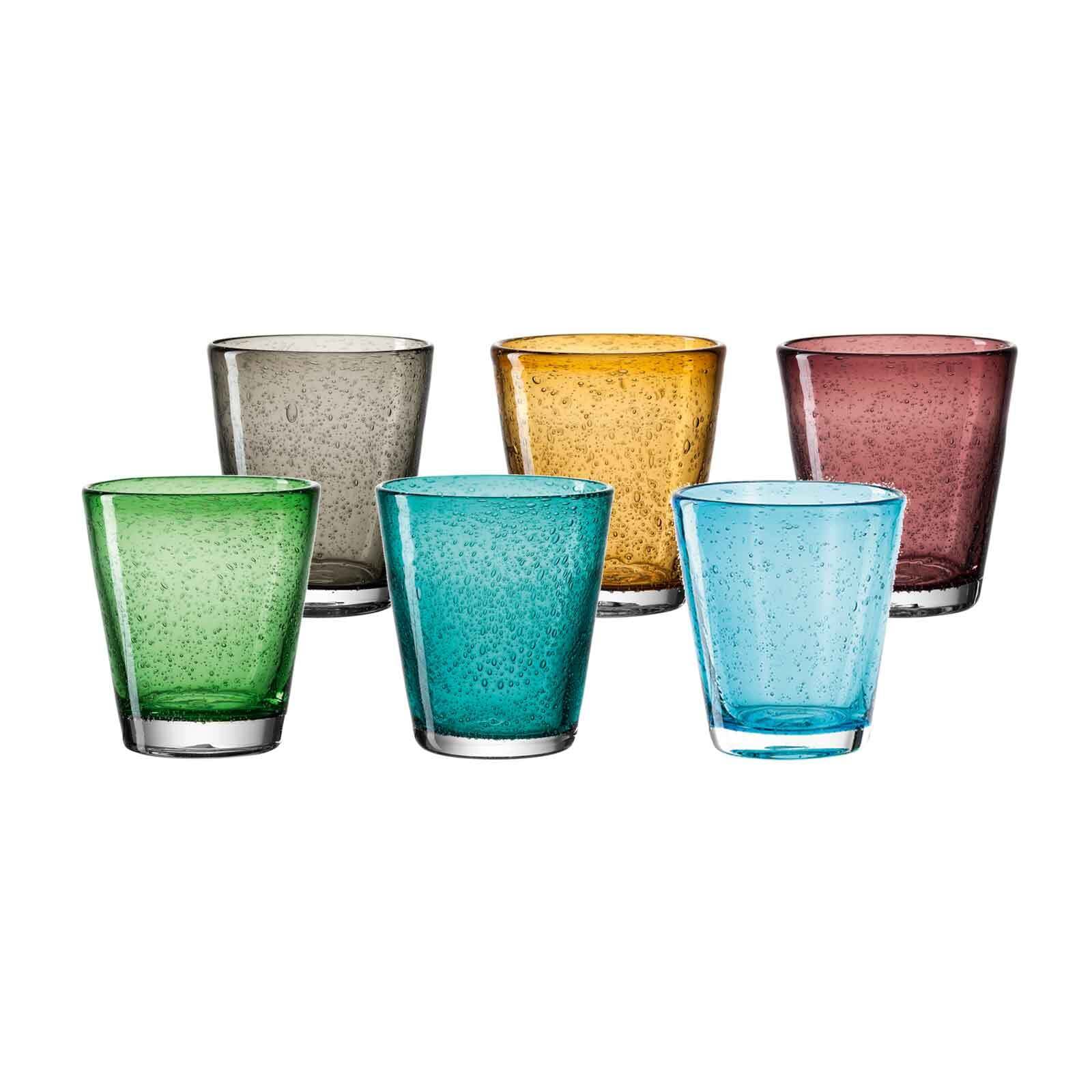 LEONARDO Glas »Trinkgläser Burano 230 ml 6er Set bunt« günstig online kaufen