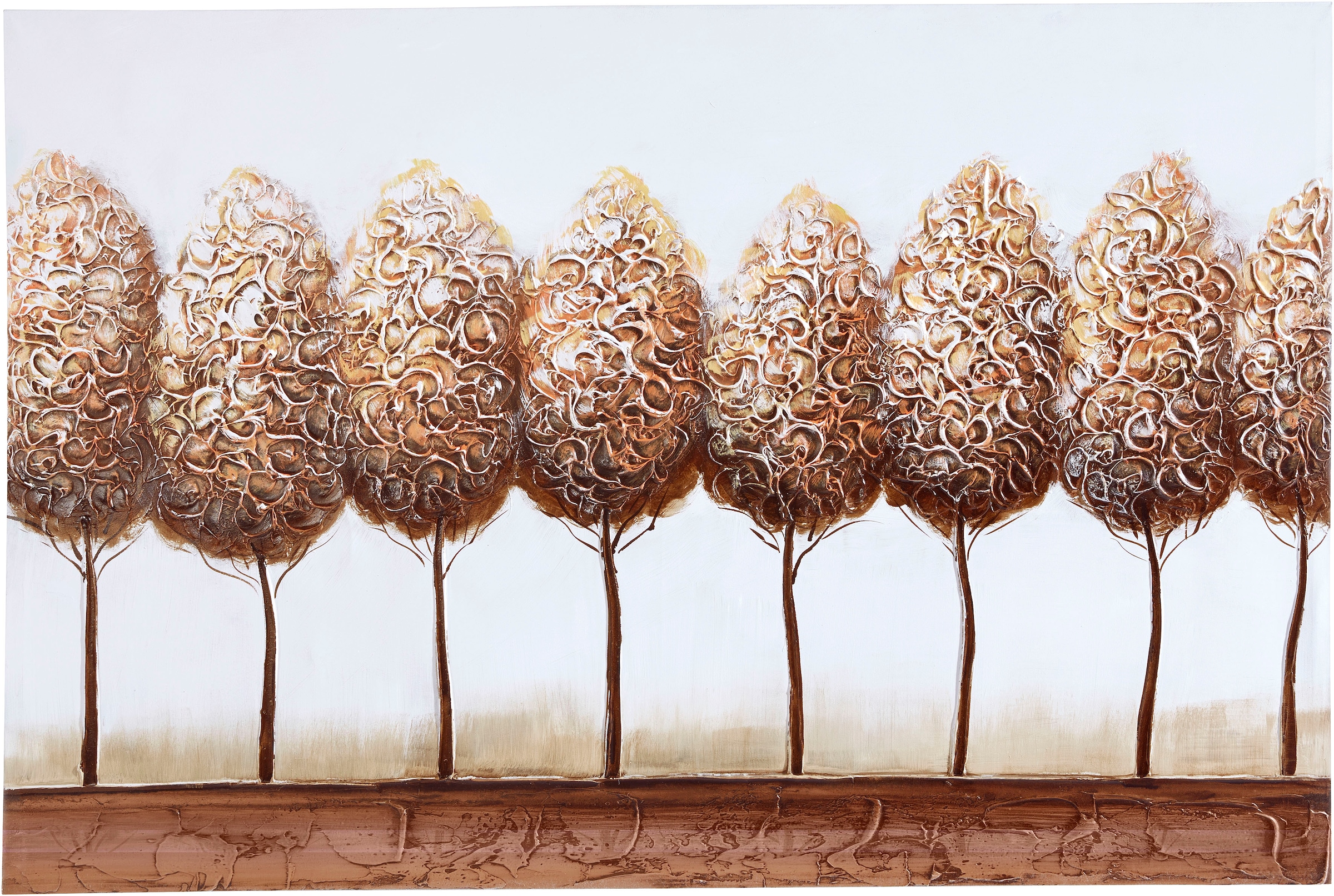 Leinwandbild »Trees«, Motiv Bäume, 120x80 cm, Wohnzimmer