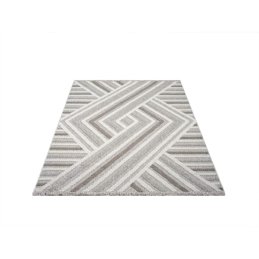 Carpet City Teppich »LINDO 7590«, rechteckig, 11 mm Höhe, Kurzflor, Hochtie günstig online kaufen