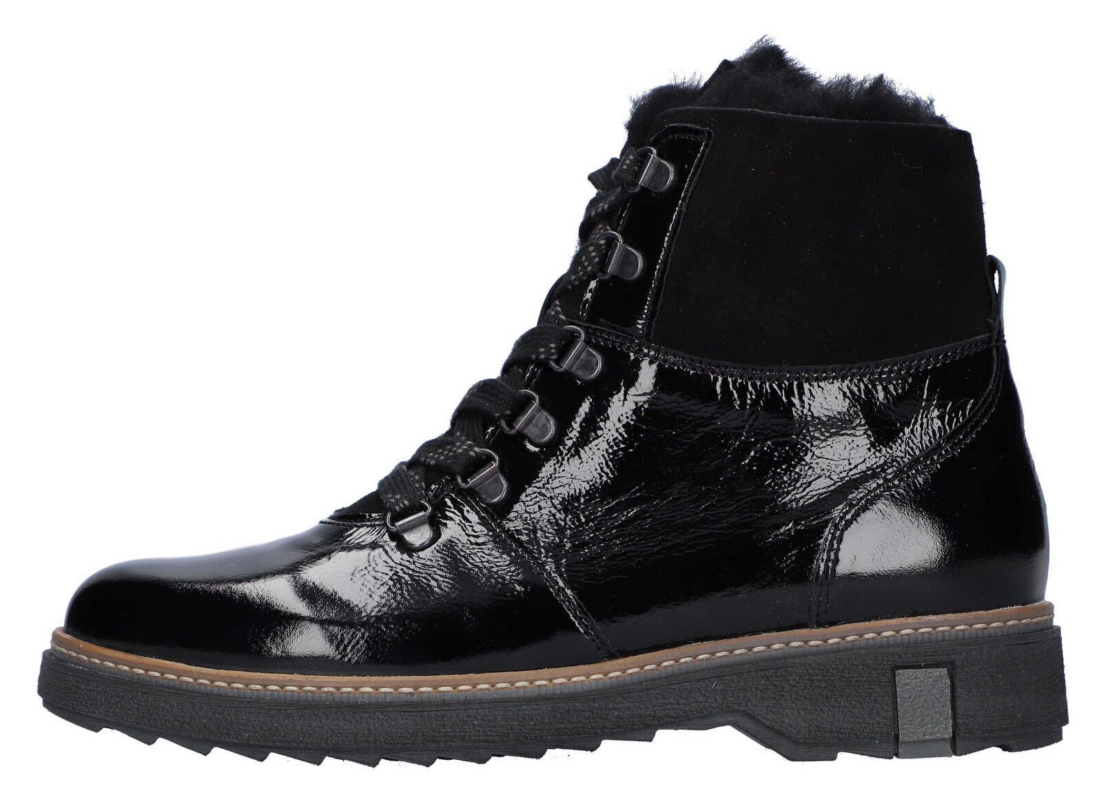 Waldläufer Schnürboots »Hitomi«, in Lack-Optik, H-Weite