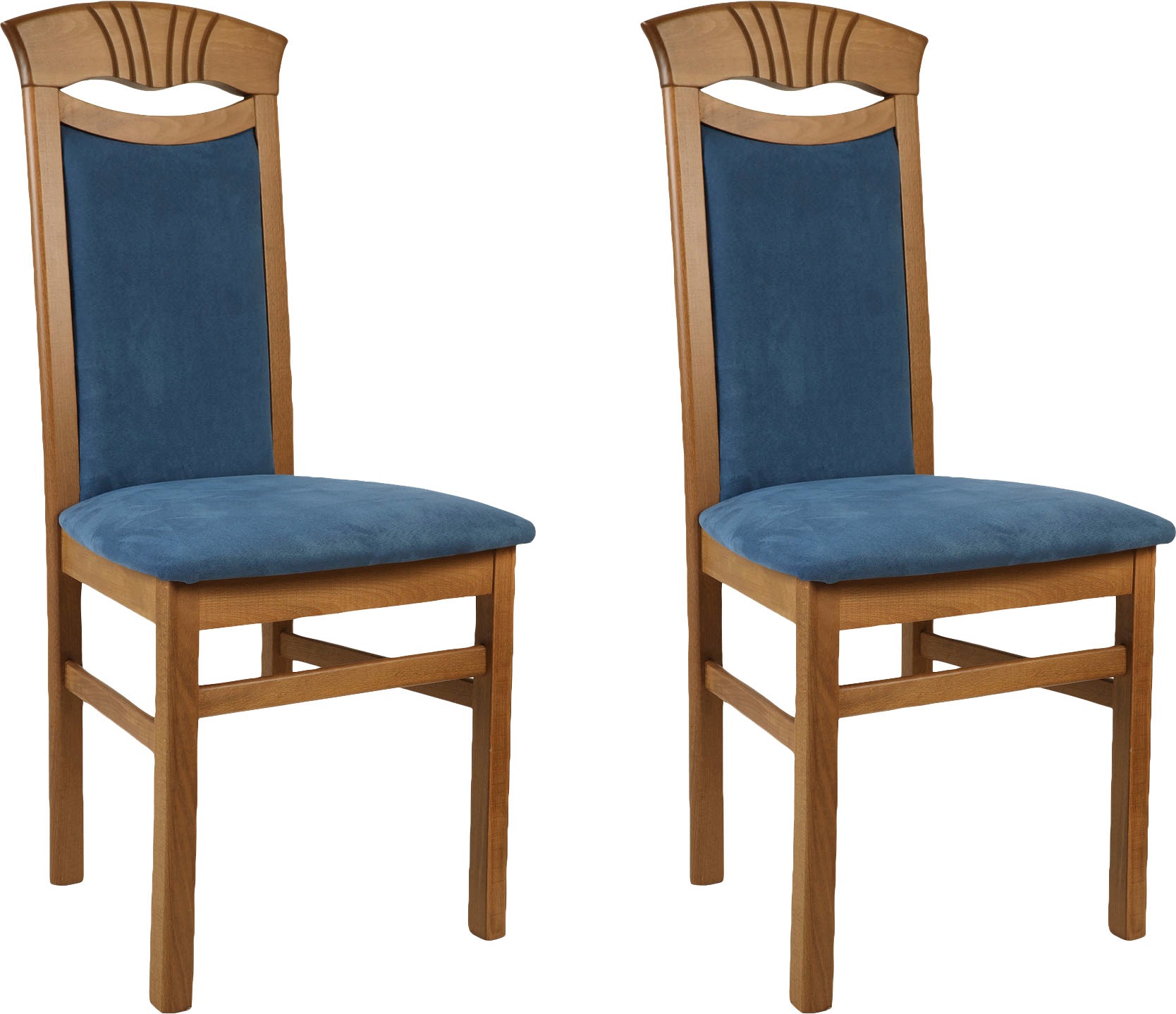 Home affaire Esszimmerstuhl »Franz«, (Set), 2 St., Microfaser, strapazierfä günstig online kaufen