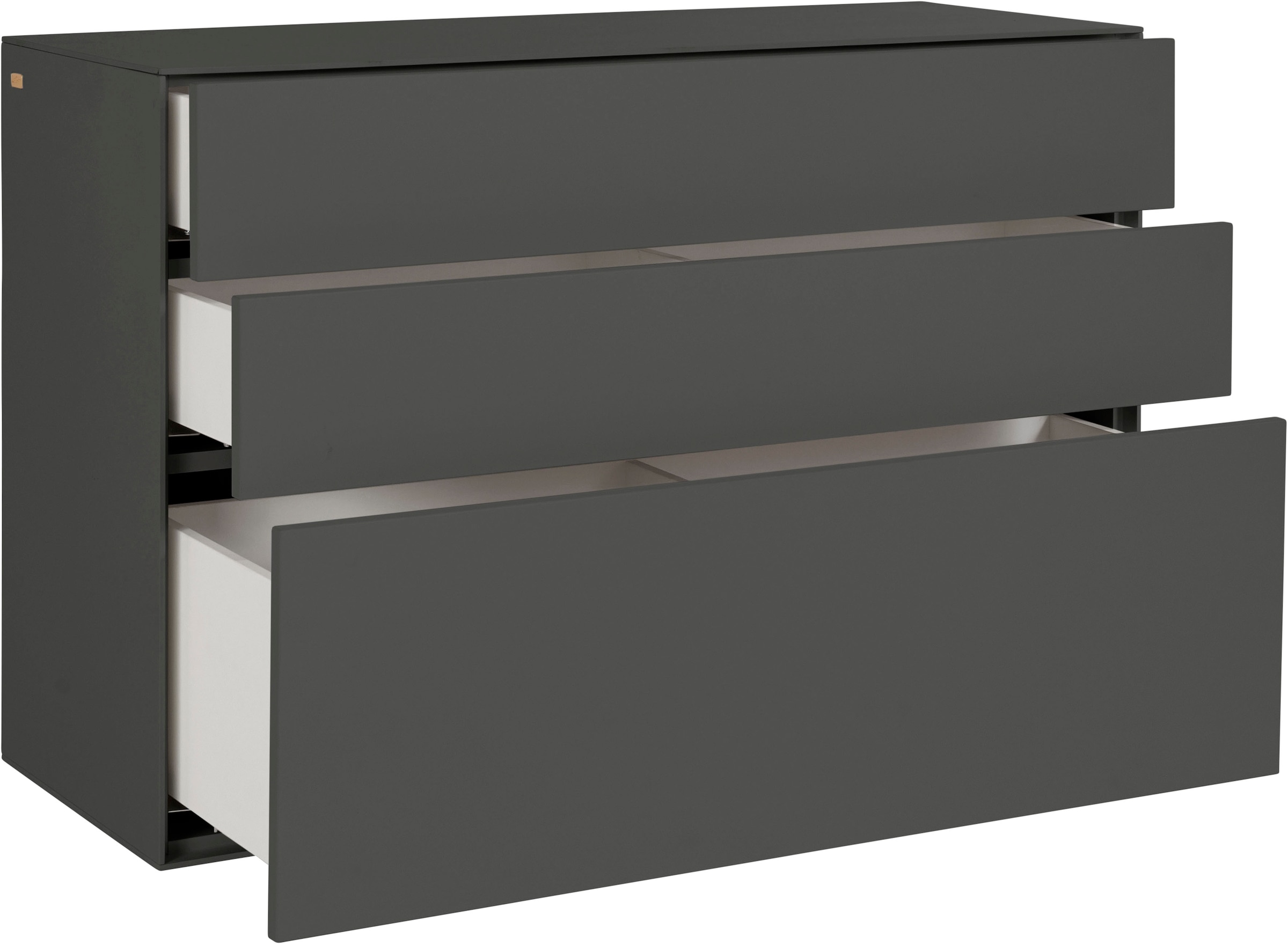 LeGer Home by Lena Gercke Sideboard »Essentials«, Breite: 112cm, MDF lackiert, Push-to-open-Funktion