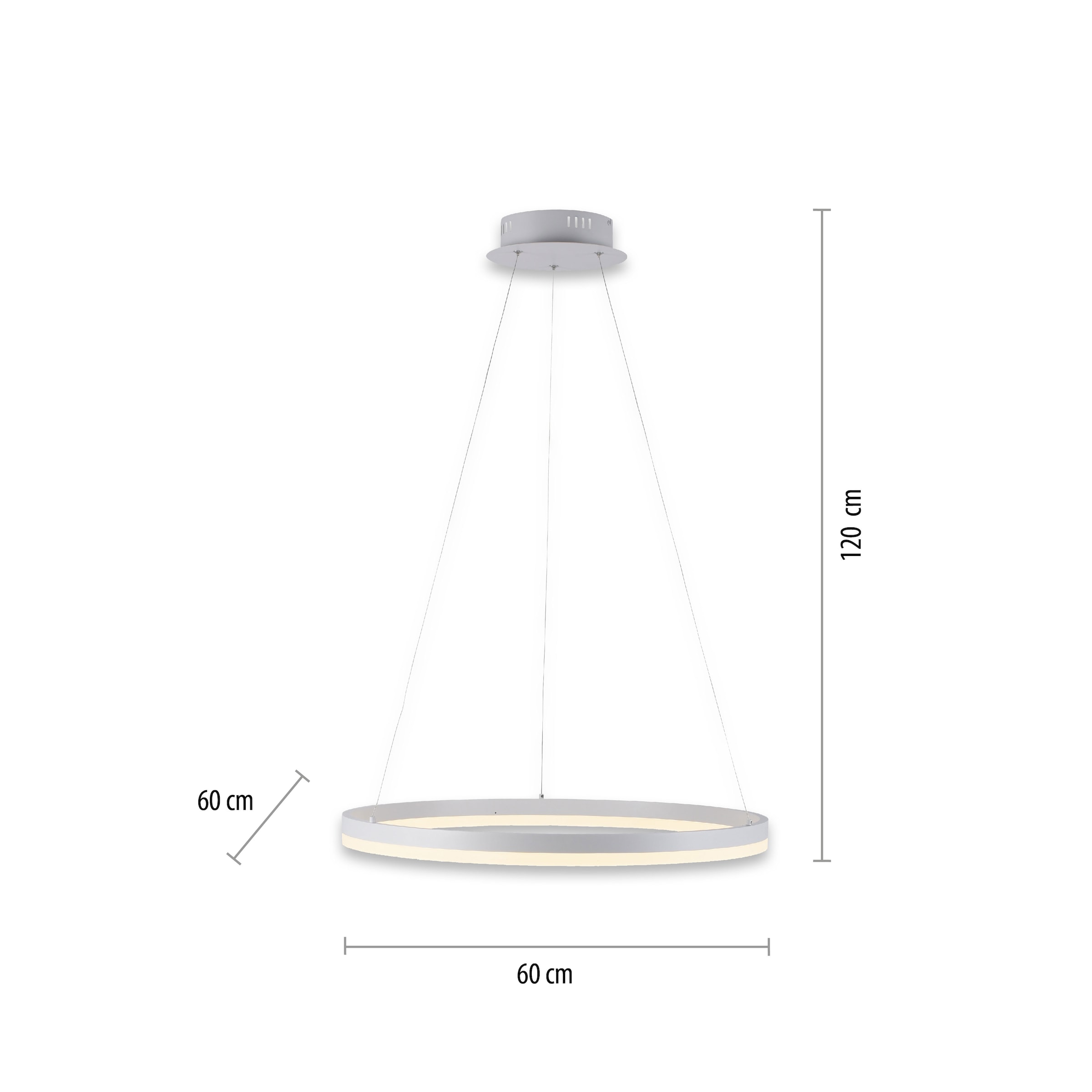 Paul Neuhaus Pendelleuchte »TITUS«, 1 flammig, Leuchtmittel LED-Board | LED fest integriert, LED, dimmbar, Simply Dim, Memory, nach Trennung vom Netz
