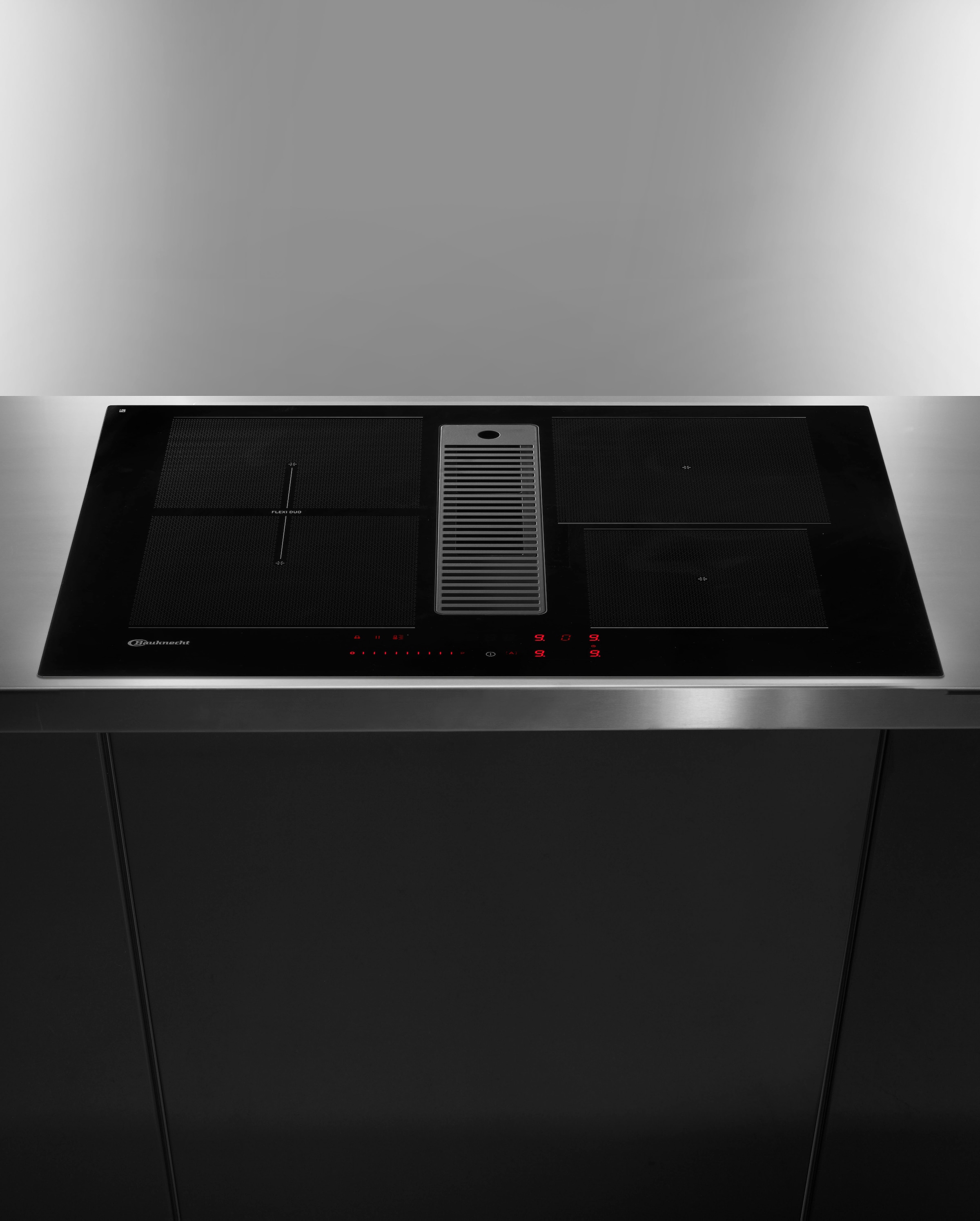 BAUKNECHT Kochfeld mit Dunstabzug »BVH65 Venting Flexi - Set bestehend aus: Kochfeld BVH 2065B, Abluftkanal FK 65VH BO«