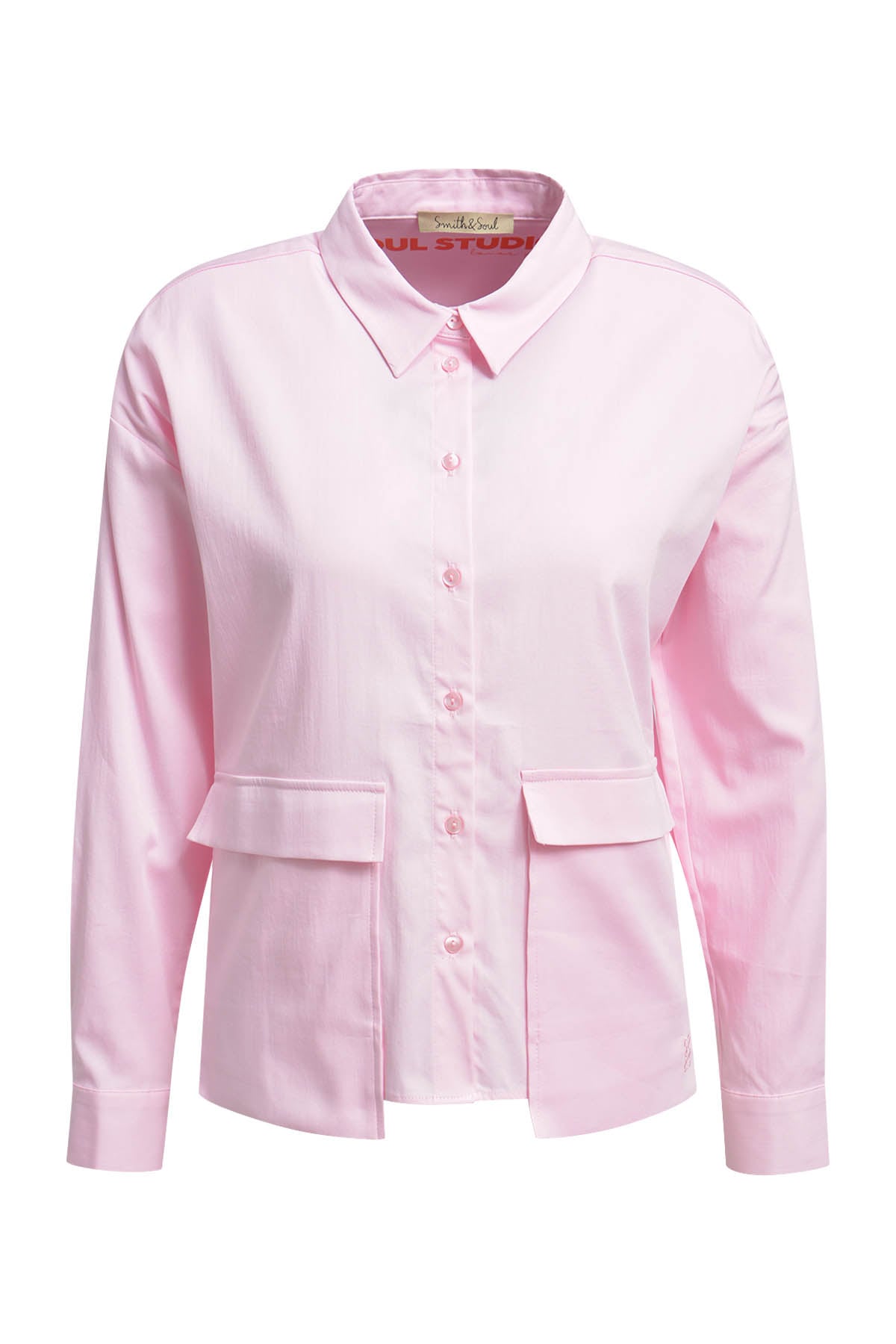 Smith & Soul Hemdbluse mit Pattentaschen vorn