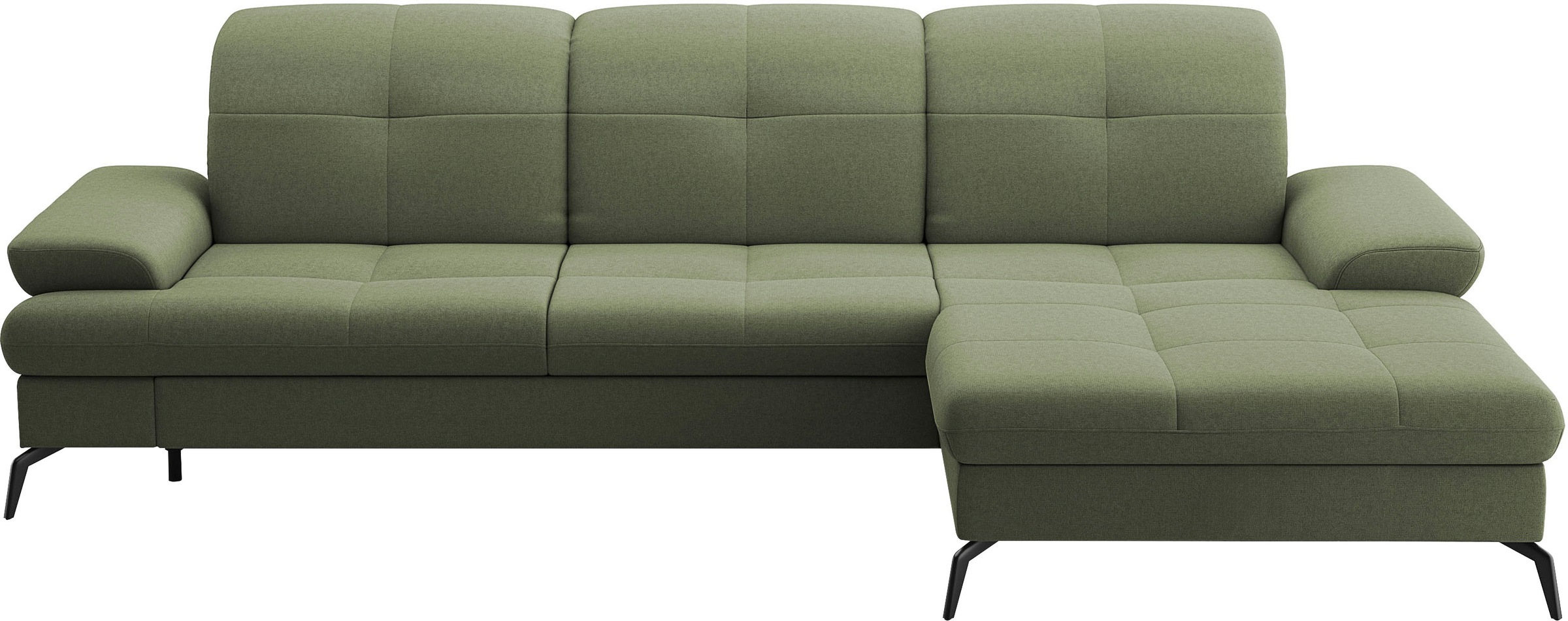 sit&more Ecksofa »Amica, L-Form, inkl. Sitztiefenverstellung & Armteilverstellung«, wahlweise mit Bettfunktion, Bettkasten und Kopfteilverstellung