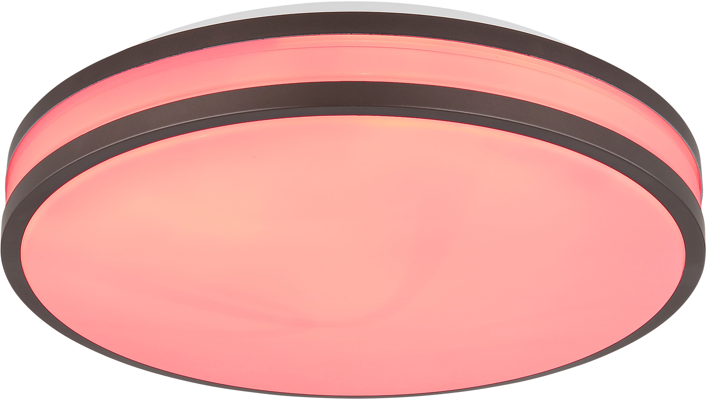 GLOBO LIGHTING LED Deckenleuchte »BETHA« LED-Modul 1 Stk. Deckenlampe/rund/Wohnzimmer/Schlafzimmer/elegant/rot-grün-blau