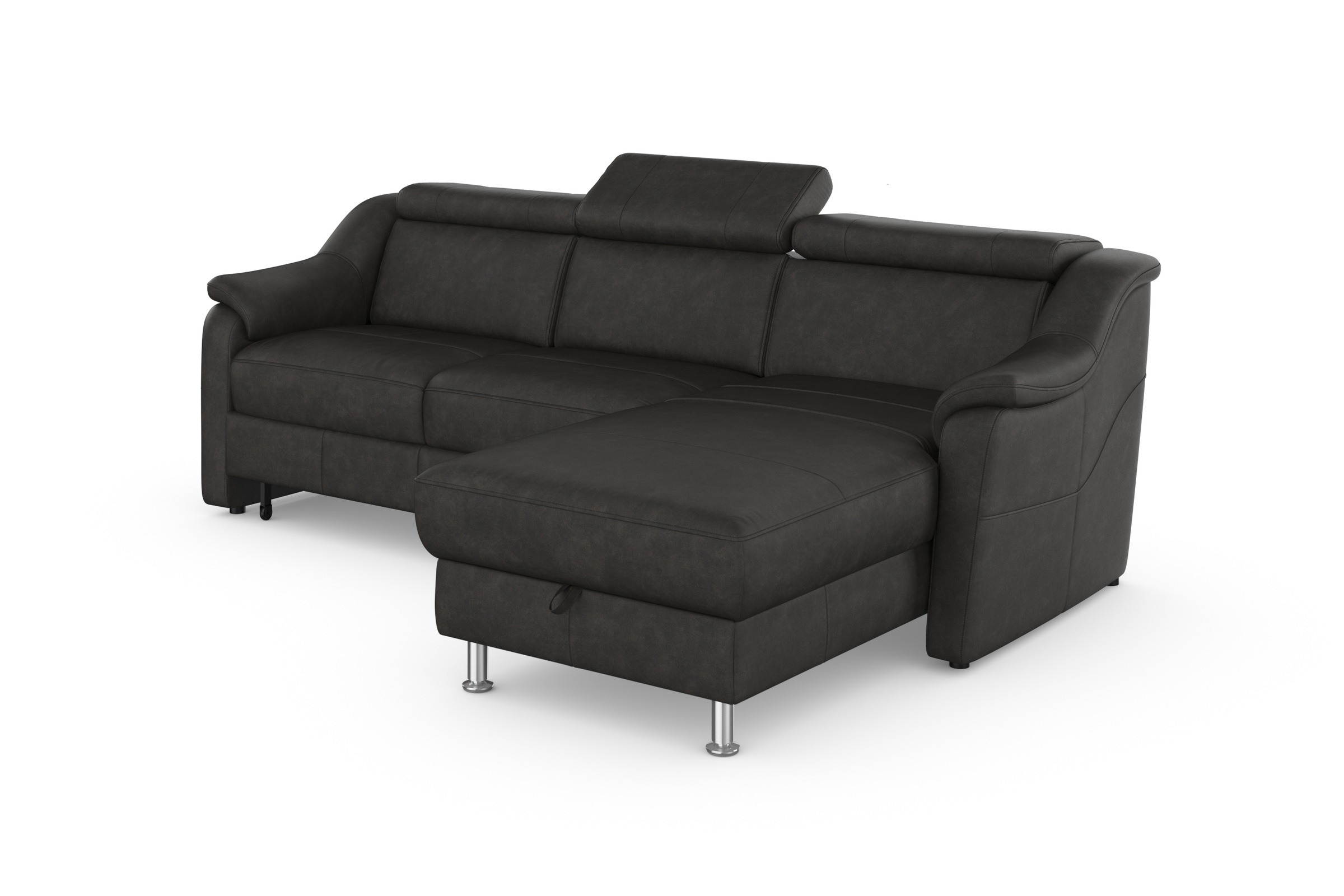sit&more Ecksofa »Freetown L-Form«, inklusive Kopfteilverstellung und komfortablem Federkern