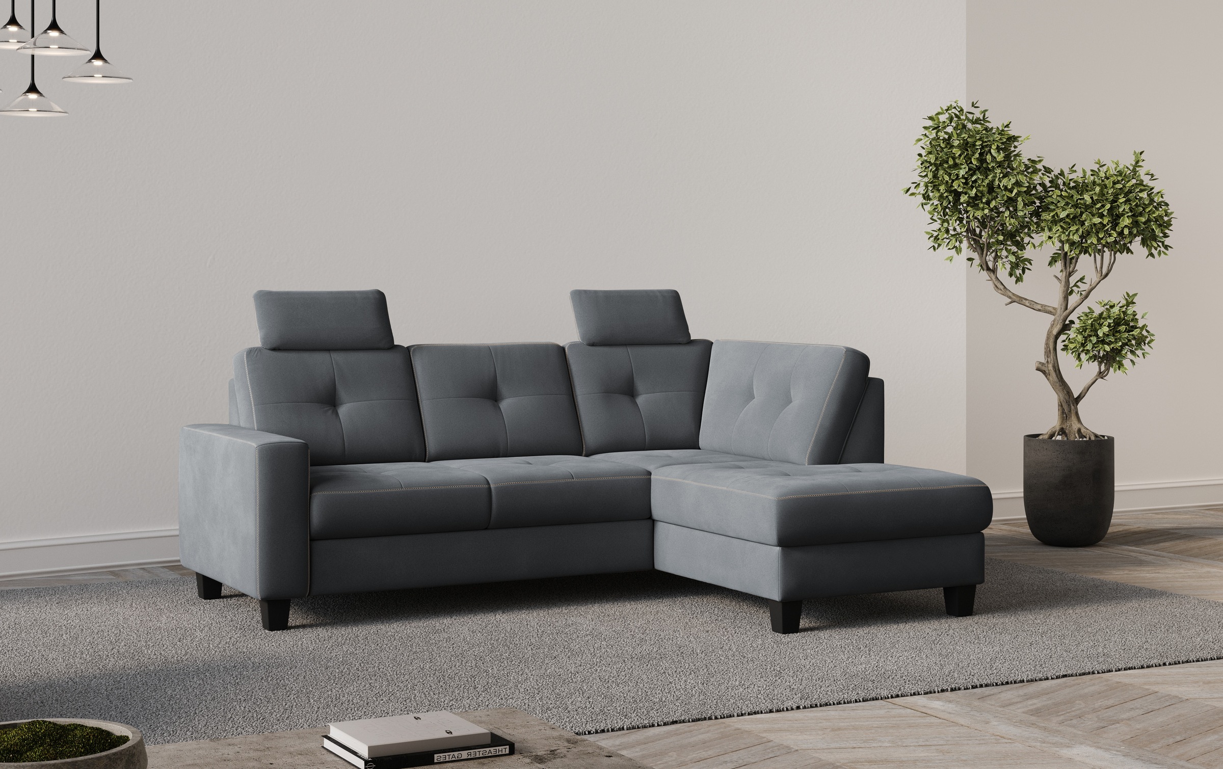 Home affaire Ecksofa »Varese« wahlweise mit Bettfunktion und Bettkasten günstig online kaufen