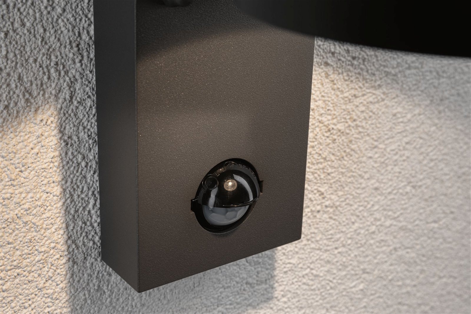 Paulmann LED Außen-Wandleuchte »Capea IP44 96x153mm 3000K 6W 500lm 230V Anthrazit Aluminium«, 1 flammig, Bewegungsmelder