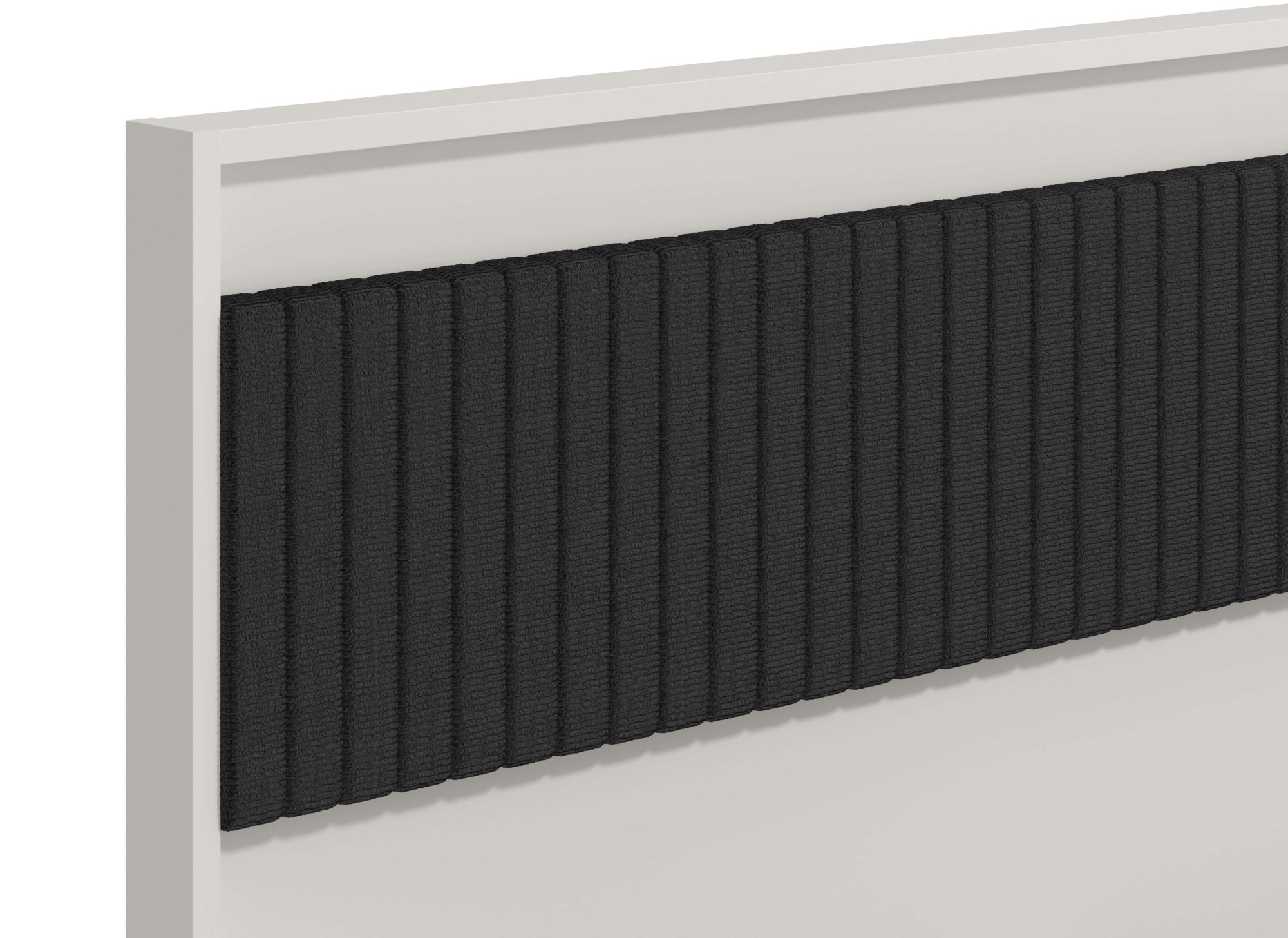 INOSIGN Bettgestell »Ascalon, gepolstertes Kopfteil, bezogen mit weichem Cordstoff«, Liegeflächen 160 oder 180x200 cm, FSC® -zertifizierter Holzwerkstoff