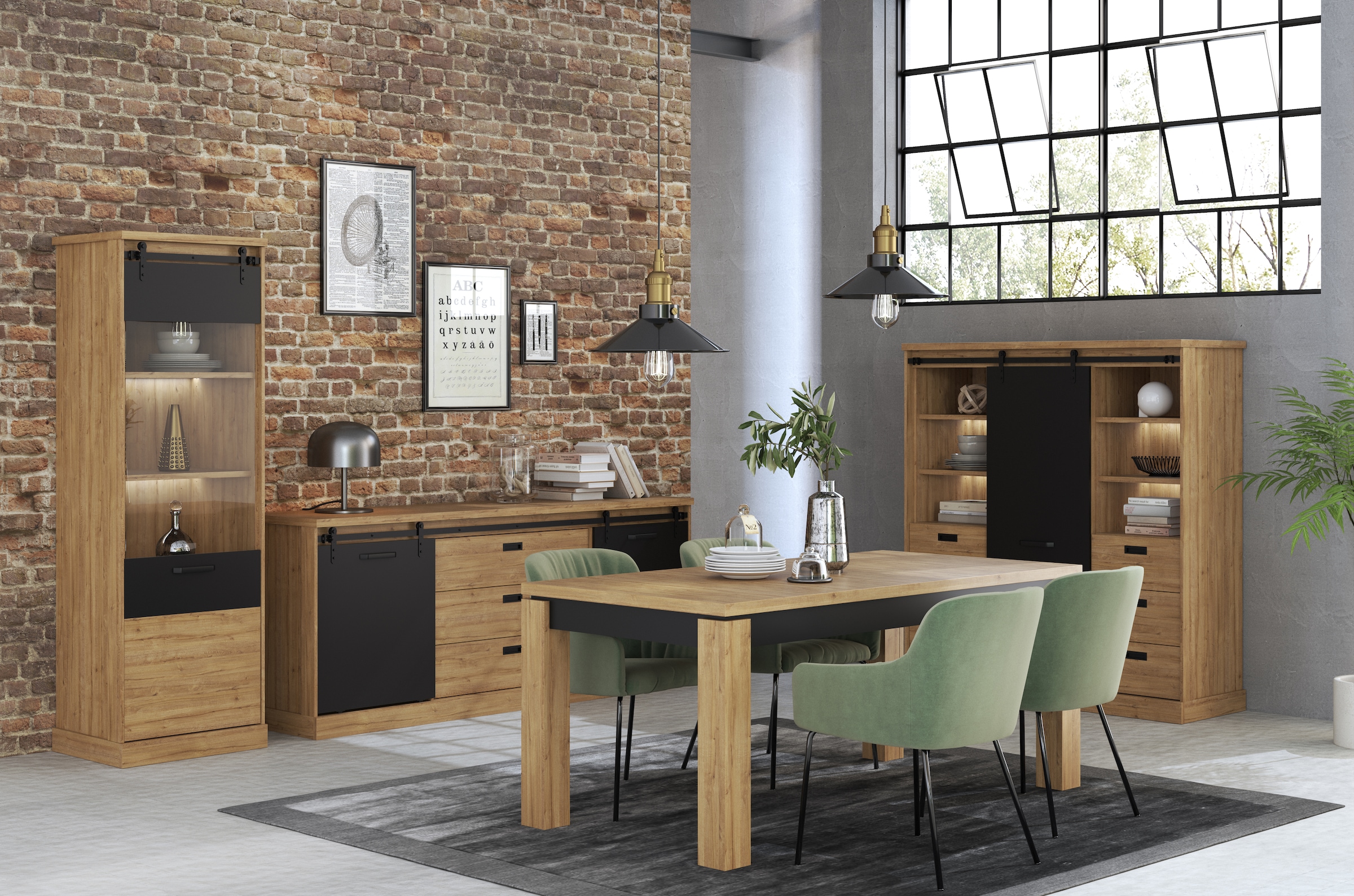FORTE Highboard »Kaszimiro«