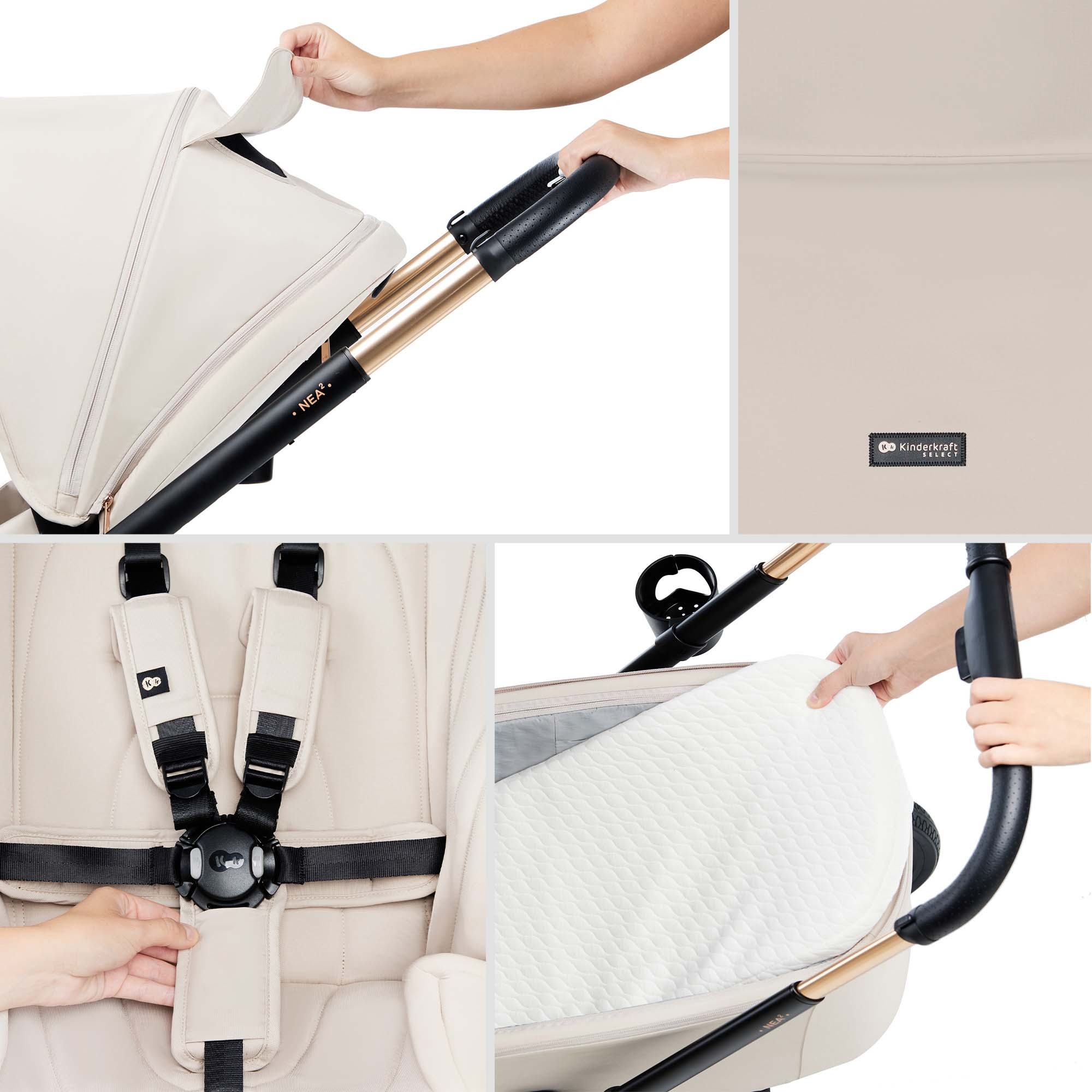 Kinderkraft Kombi-Kinderwagen »NEA 2 2in1« 27 kg