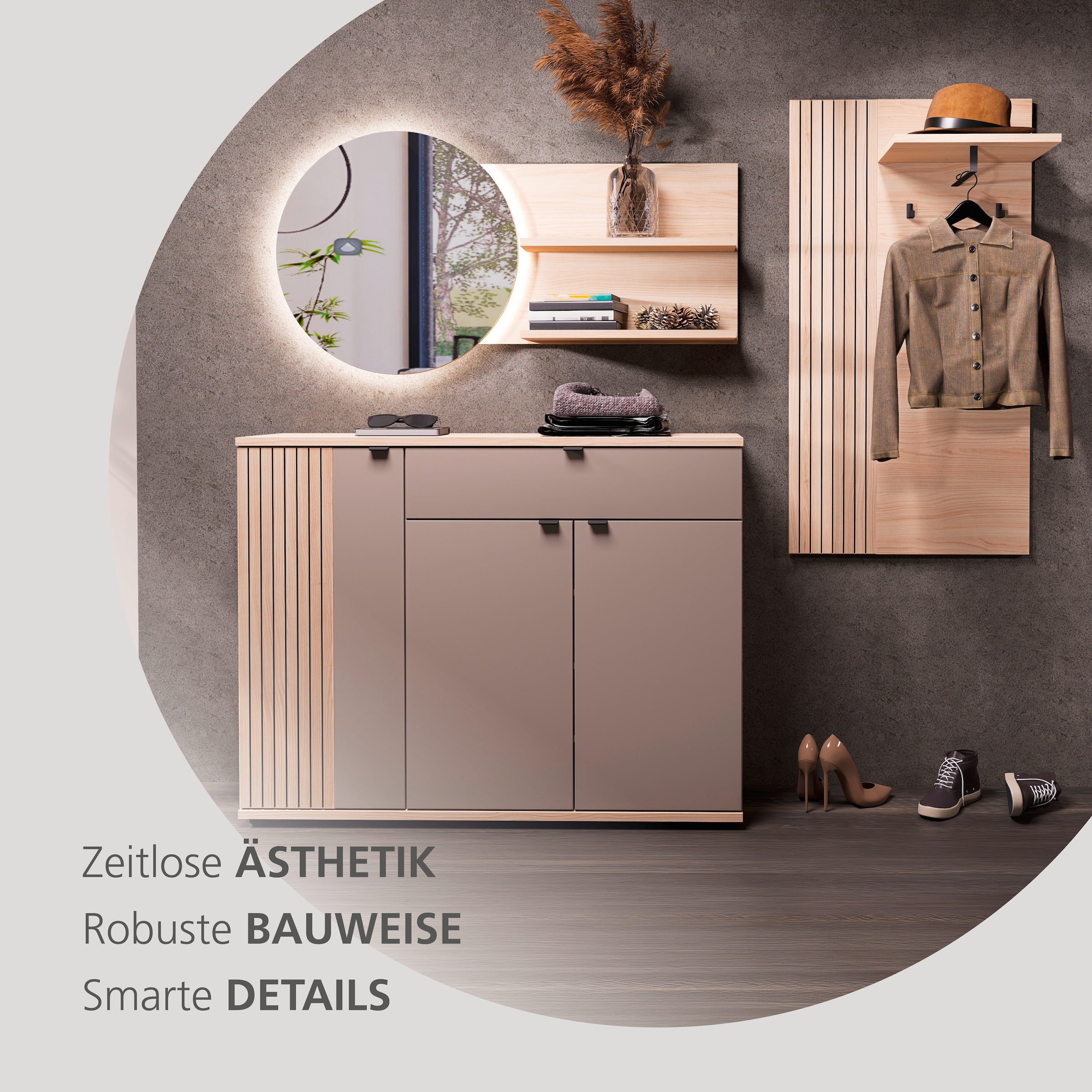 Innostyle Garderoben-Set »Pisa Garderoben-Set« 3 Stk. tlg.