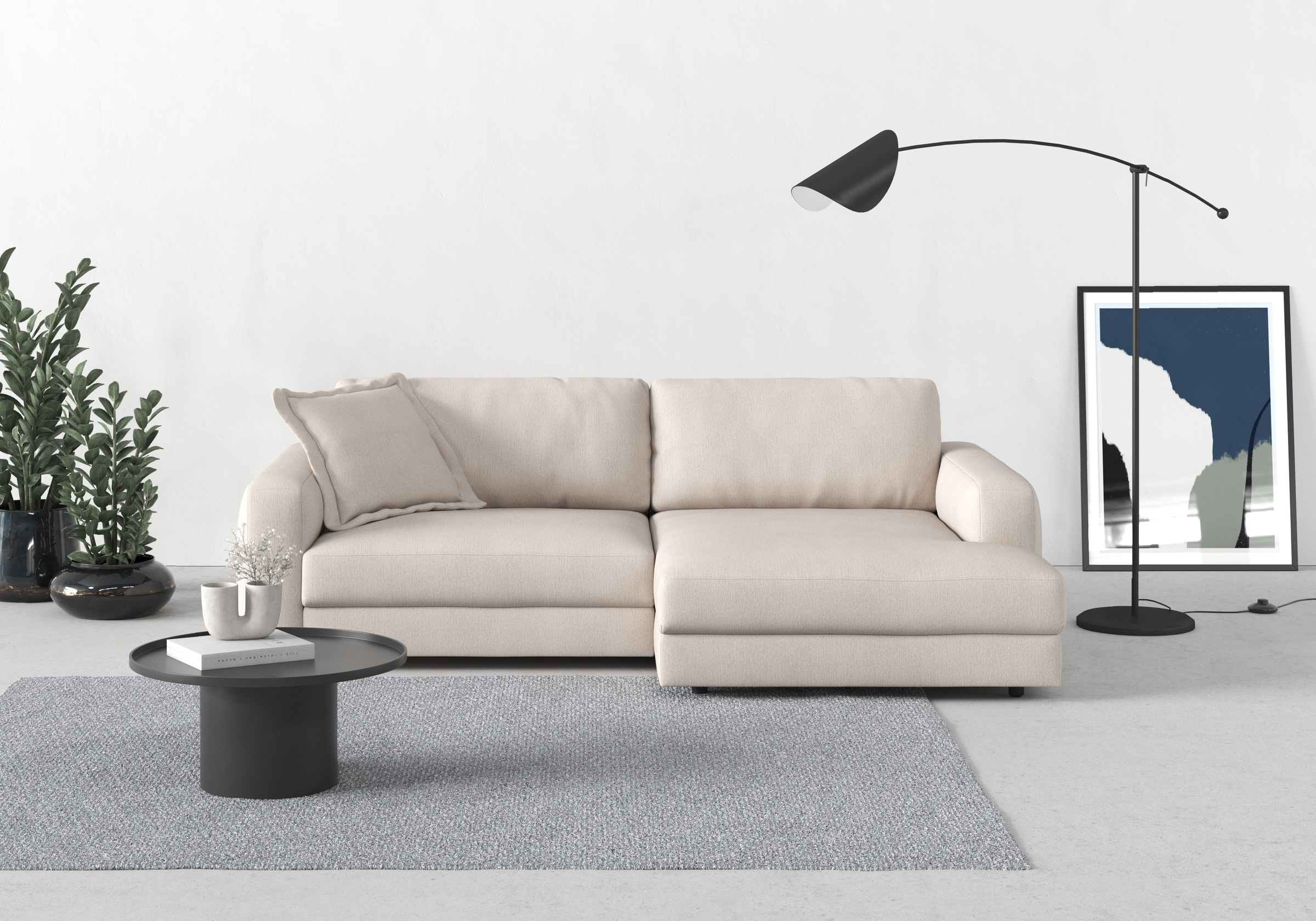 TRENDMANUFAKTUR Ecksofa »Bourbon, Mega Designsofa mit tollem Sitzkomfort, B günstig online kaufen