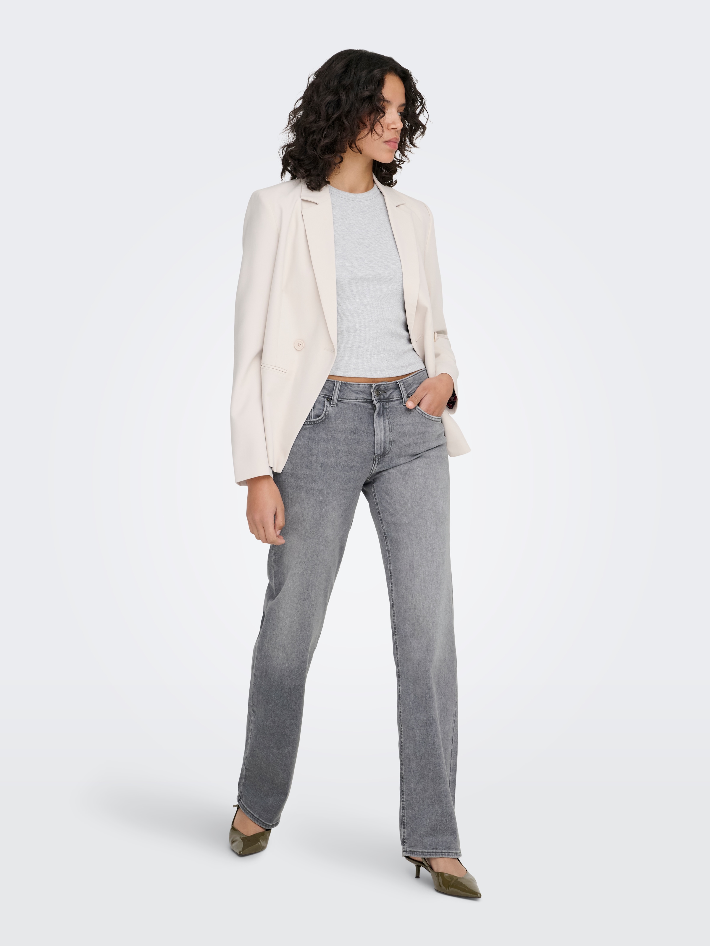 ONLY Straight-Jeans »ONLBLUSH MID STRAIGHT DNM TAI0918 NOOS«