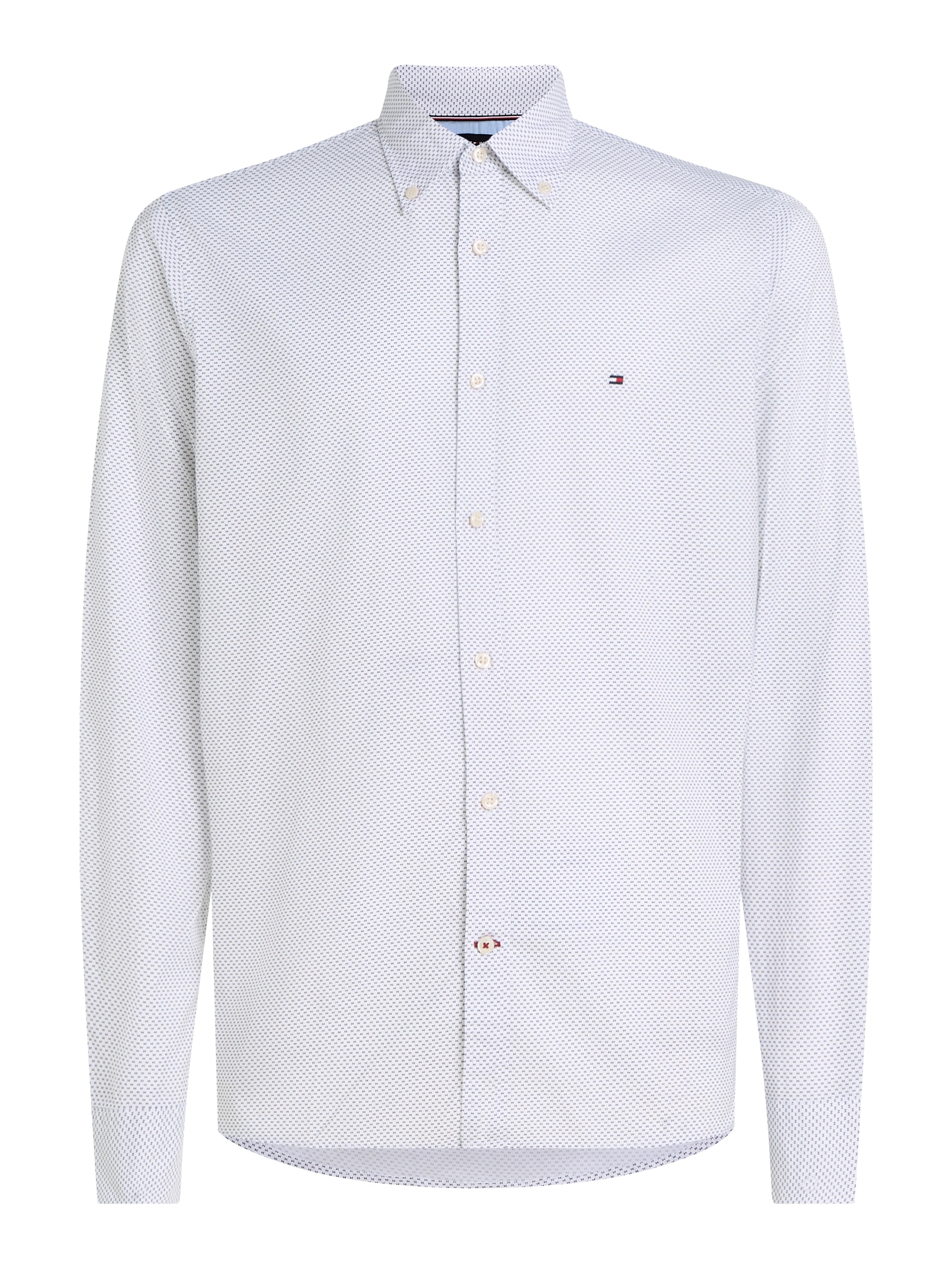 Tommy Hilfiger Langarmhemd »FLEX MINI PRINT SF SHIRT«