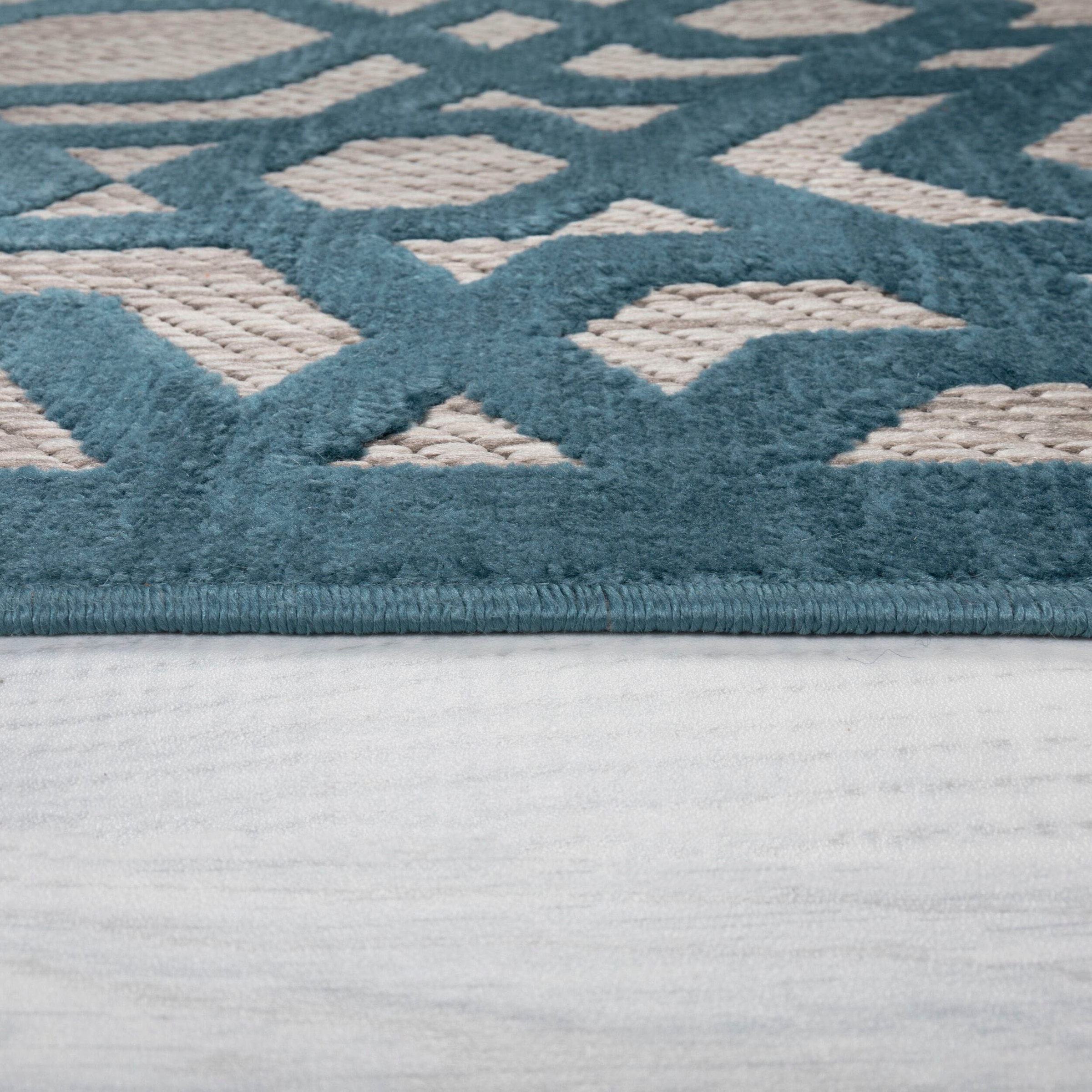 FLAIR RUGS Teppich »Oro«, rechteckig, samtartiger gemustert fußbodenheizungsgeeignet, Flor, bestellen schnell und bequem geometrisch