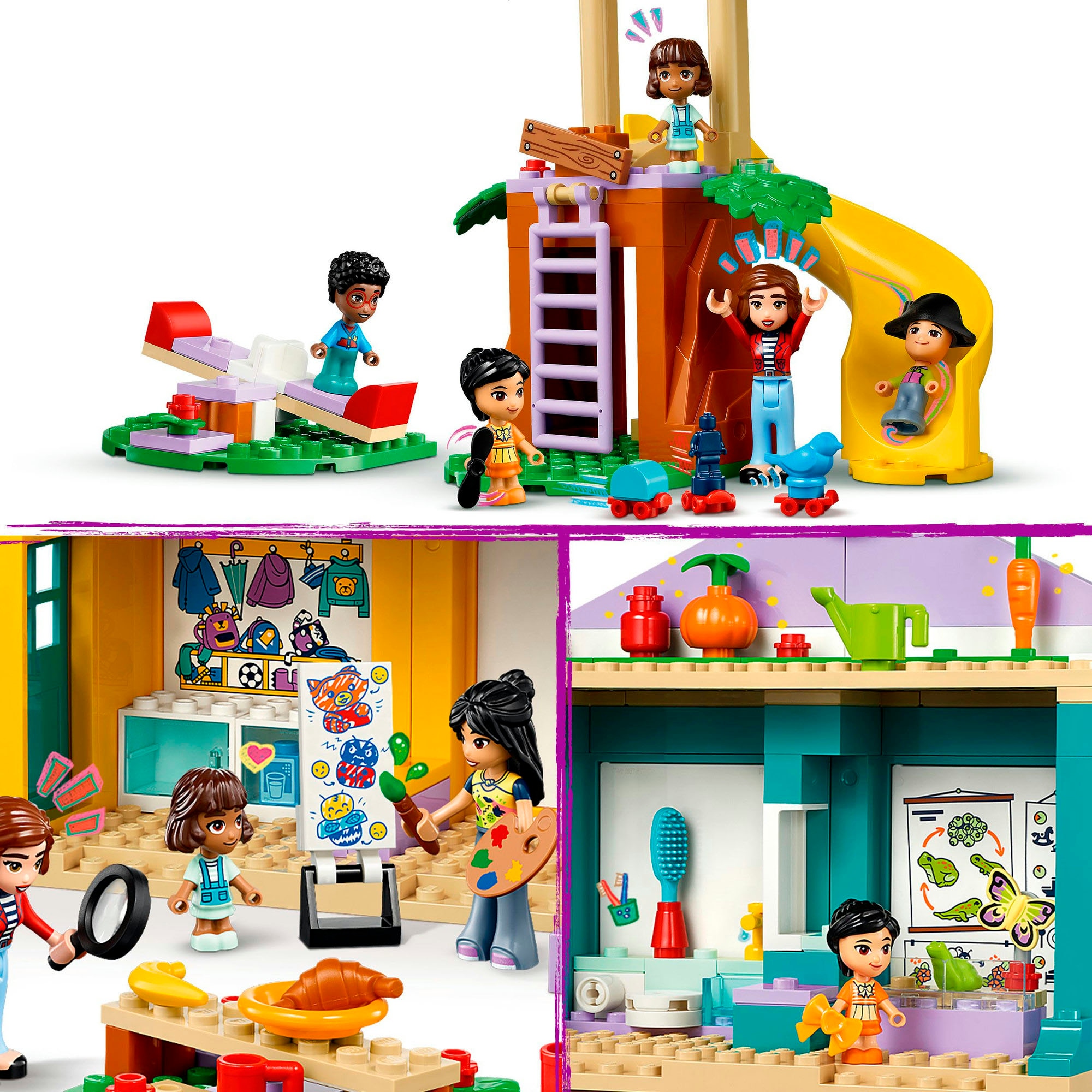 LEGO® Konstruktionsspielsteine »Heartlake City Kindergarten (42636), LEGO Friends«, (239 St.), Made in Europe