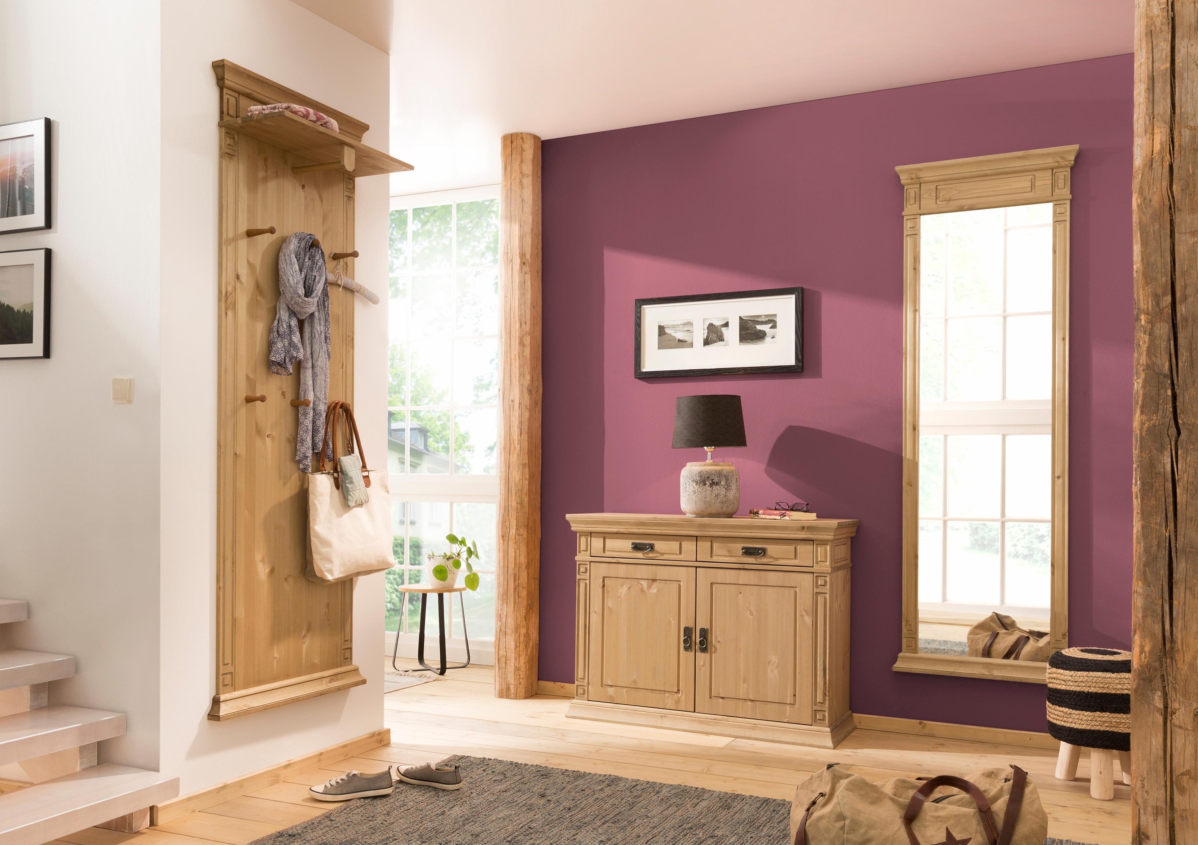 Home affaire Kommode »Vinales«, Breite 112 cm aus massiver Kiefer günstig online kaufen