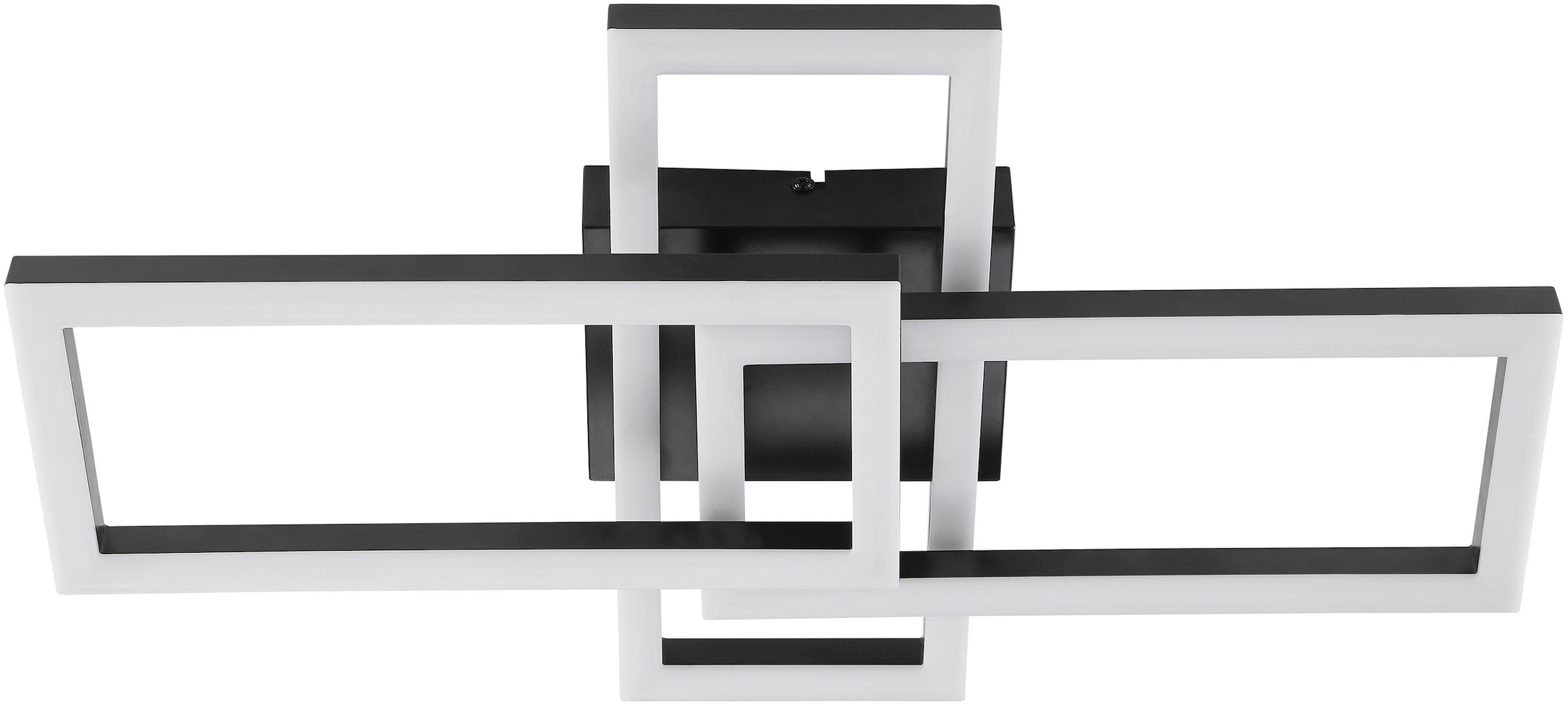 Brilliant LED Deckenleuchte »Tavora« LED-Modul Warmweiß LED-Profilleuchte, 2200 lm, 3000 K, 48 x 28 cm, Kunststoff schwarz