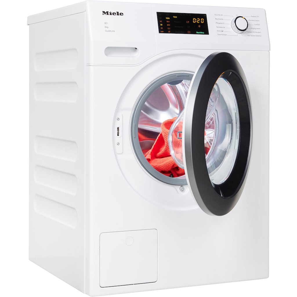 Miele Waschmaschine »WDD131 WPS GuideLine«, WDD131 WPS GuideLine, 8 kg, 1400 U/min